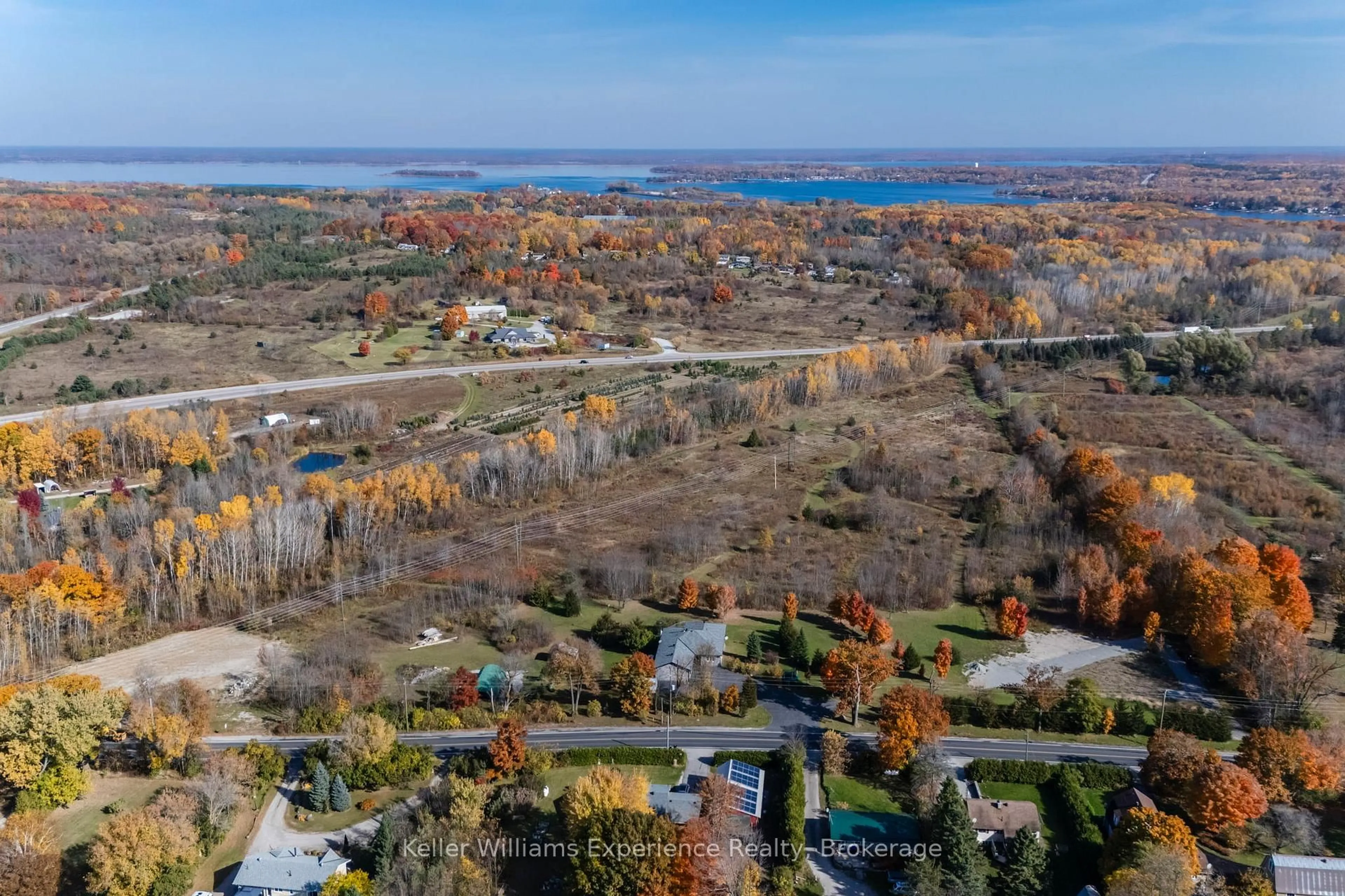 A pic from outside/outdoor area/front of a property/back of a property/a pic from drone, water/lake/river/ocean view for 2777 Old Fort Rd, Tay Ontario L4R 4K3