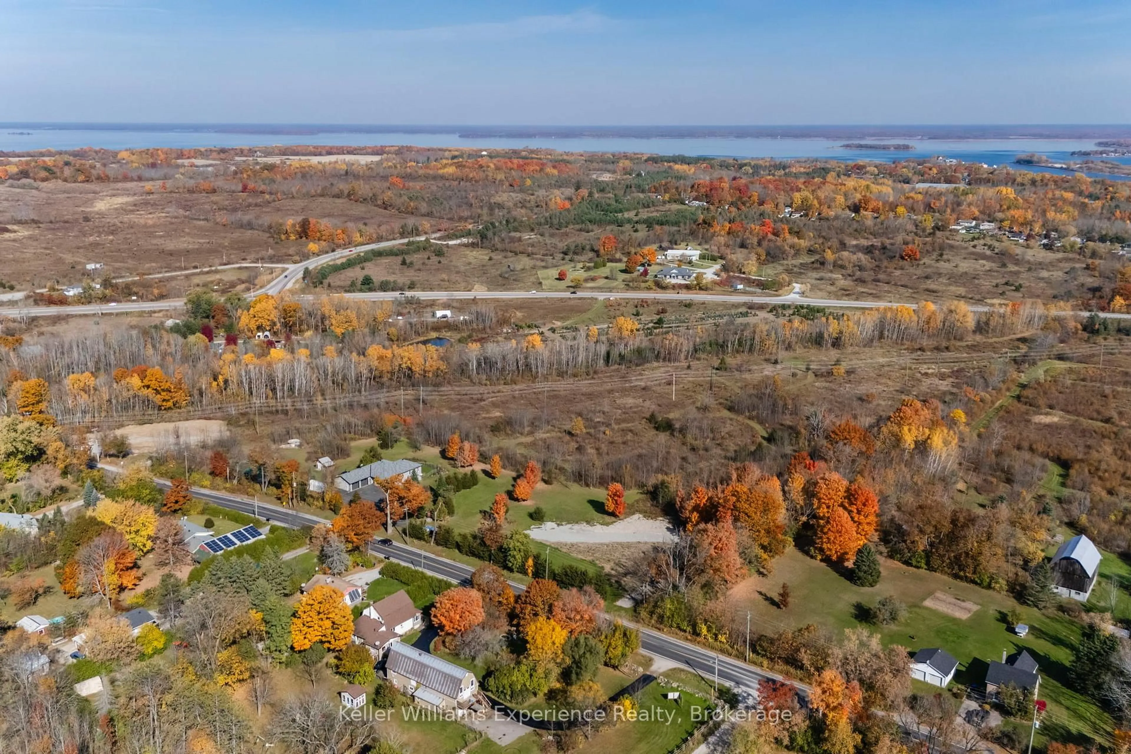 A pic from outside/outdoor area/front of a property/back of a property/a pic from drone, water/lake/river/ocean view for 2777 Old Fort Rd, Tay Ontario L4R 4K3