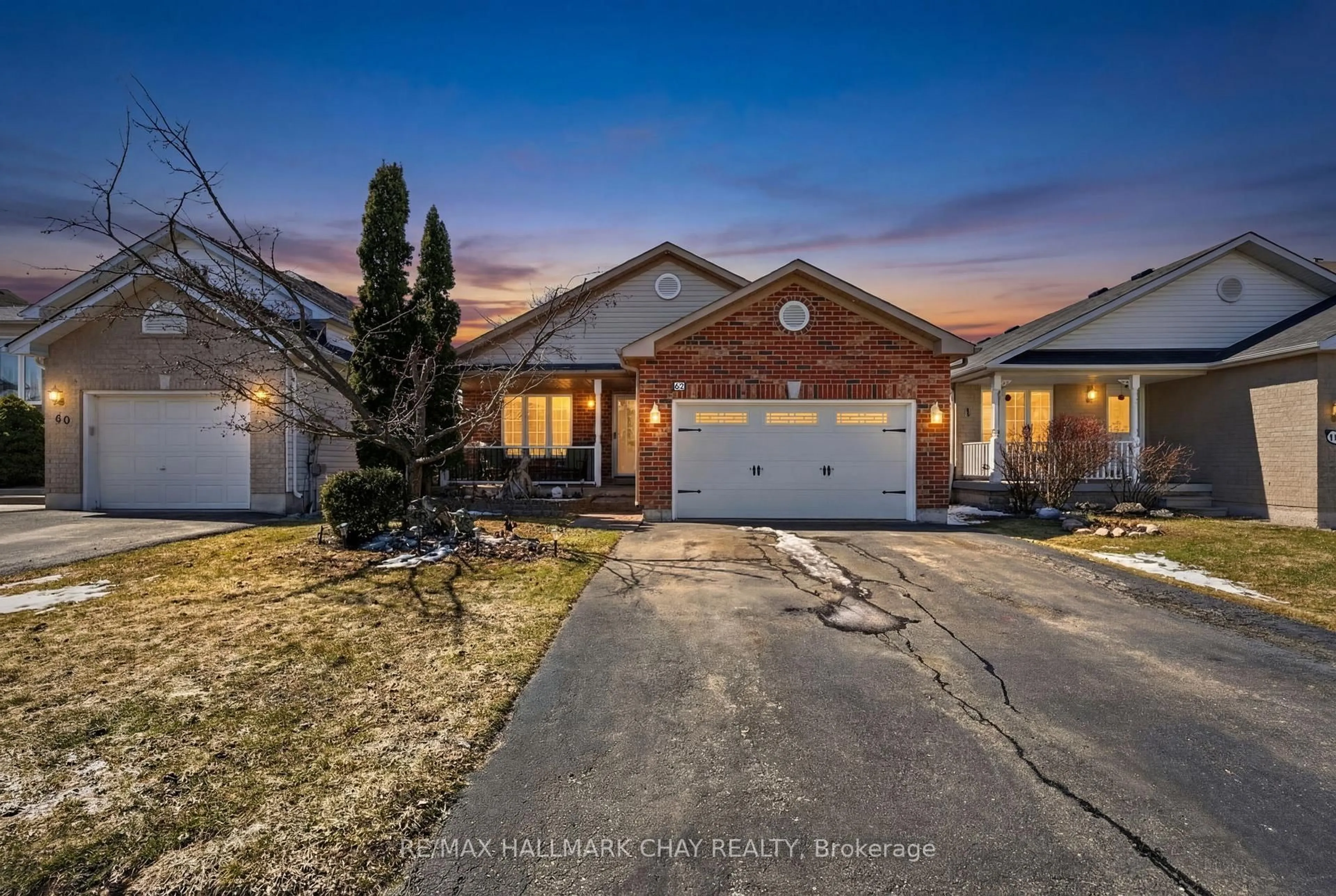 Home with brick exterior material, street for 62 Leggott Ave, Barrie Ontario L4N 8B1