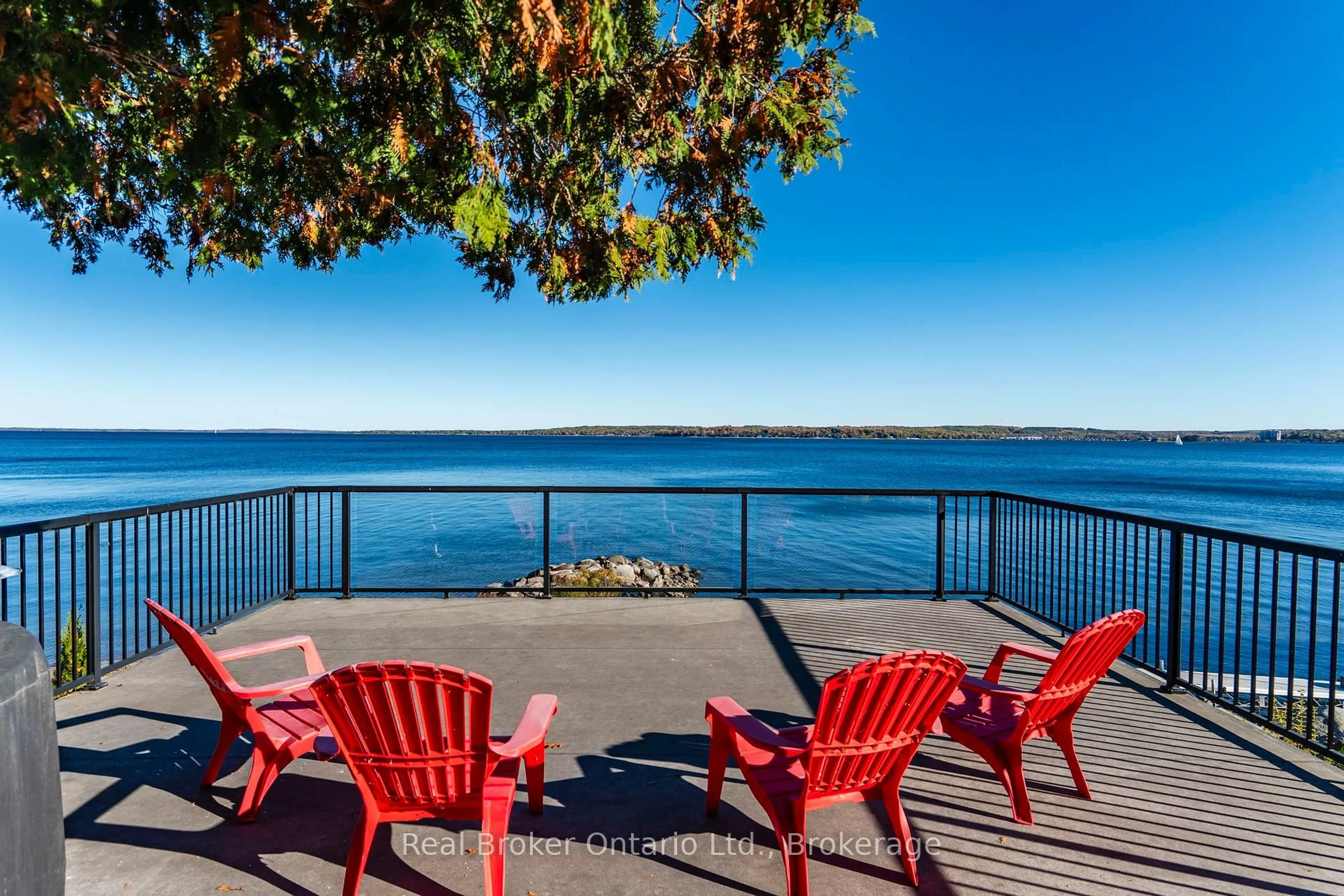 Patio, water/lake/river/ocean view for 417 Pheasant Lane, Midland Ontario L4R 5H3