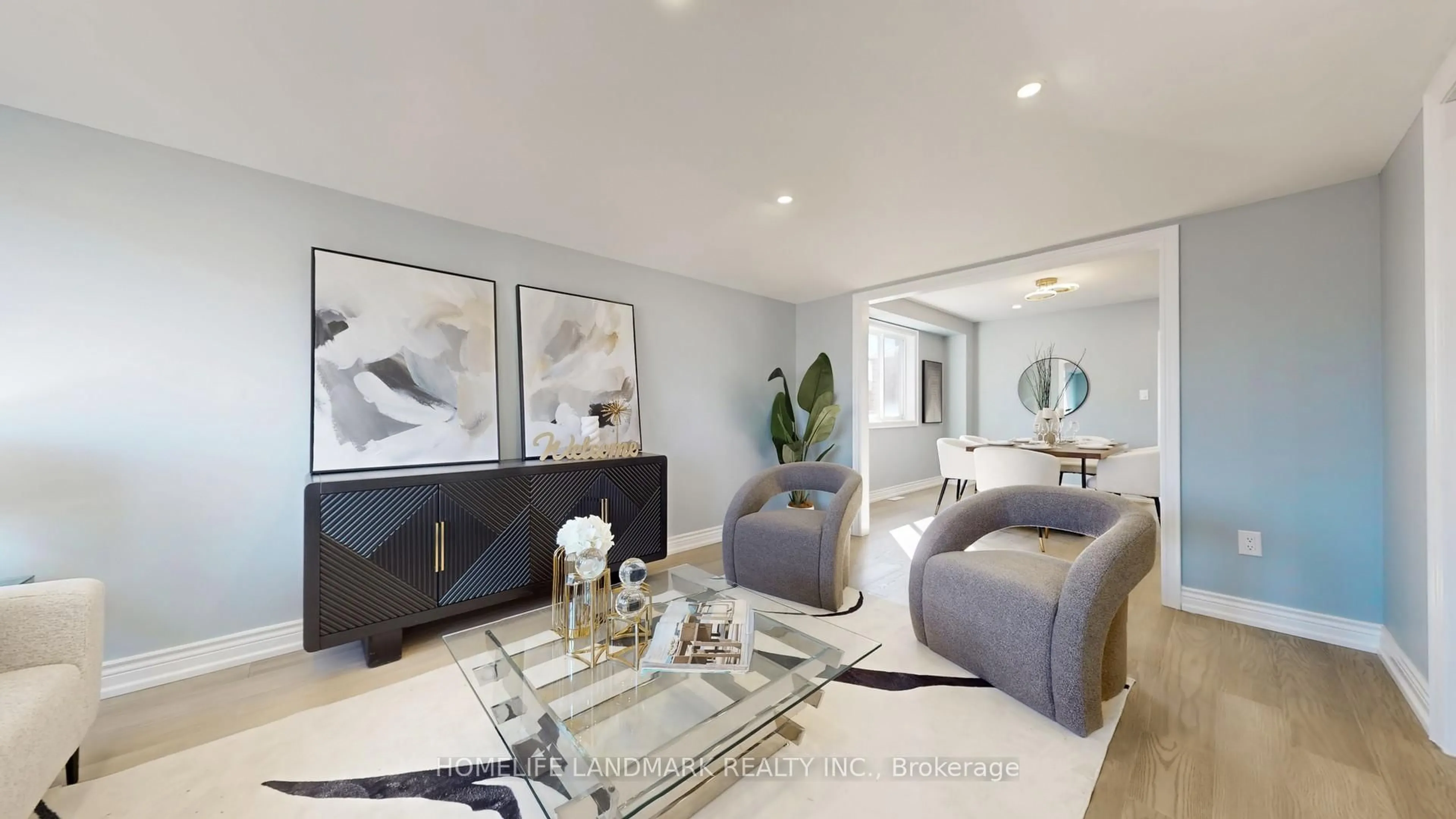 Living room with furniture, unknown for 75 Ambler Bay, Barrie Ontario L4M 7A6