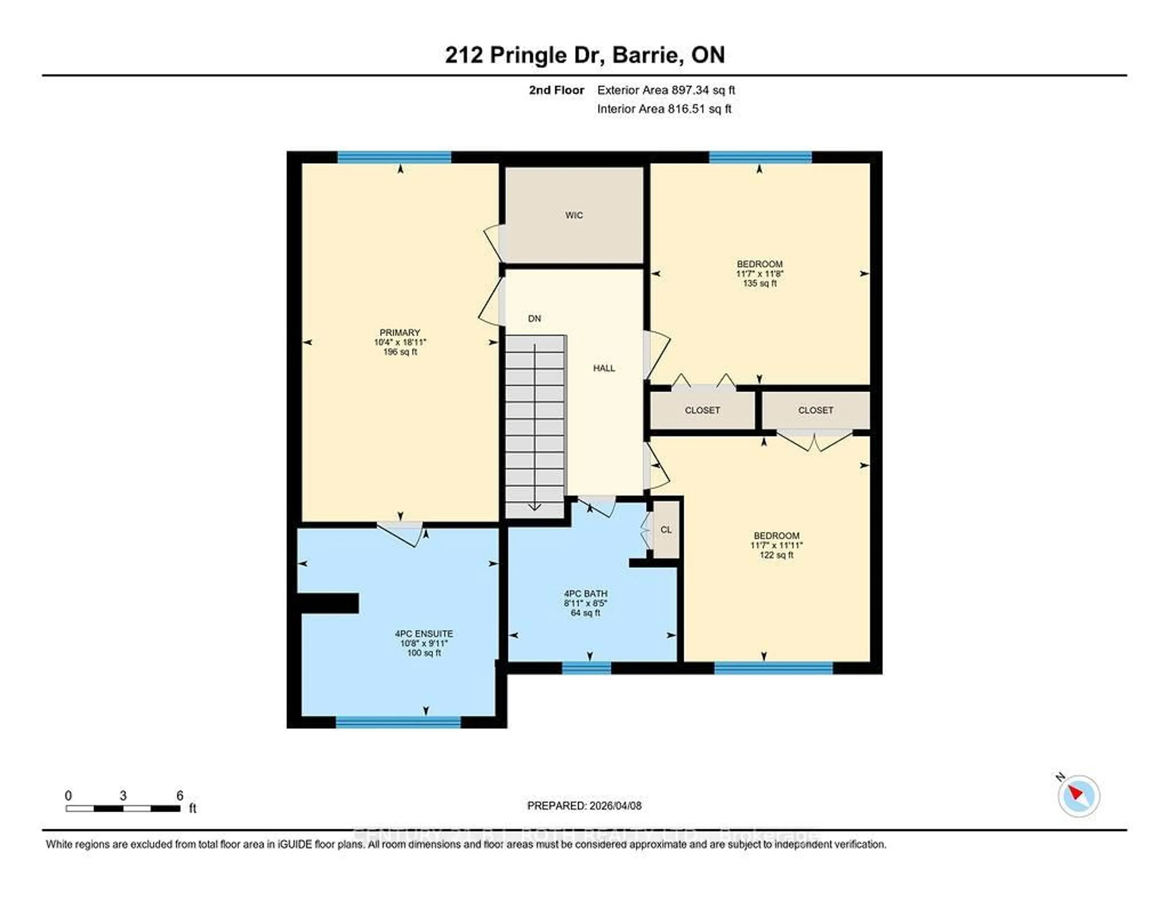 Floor plan for 212 Pringle Dr, Barrie Ontario L4N 0P5