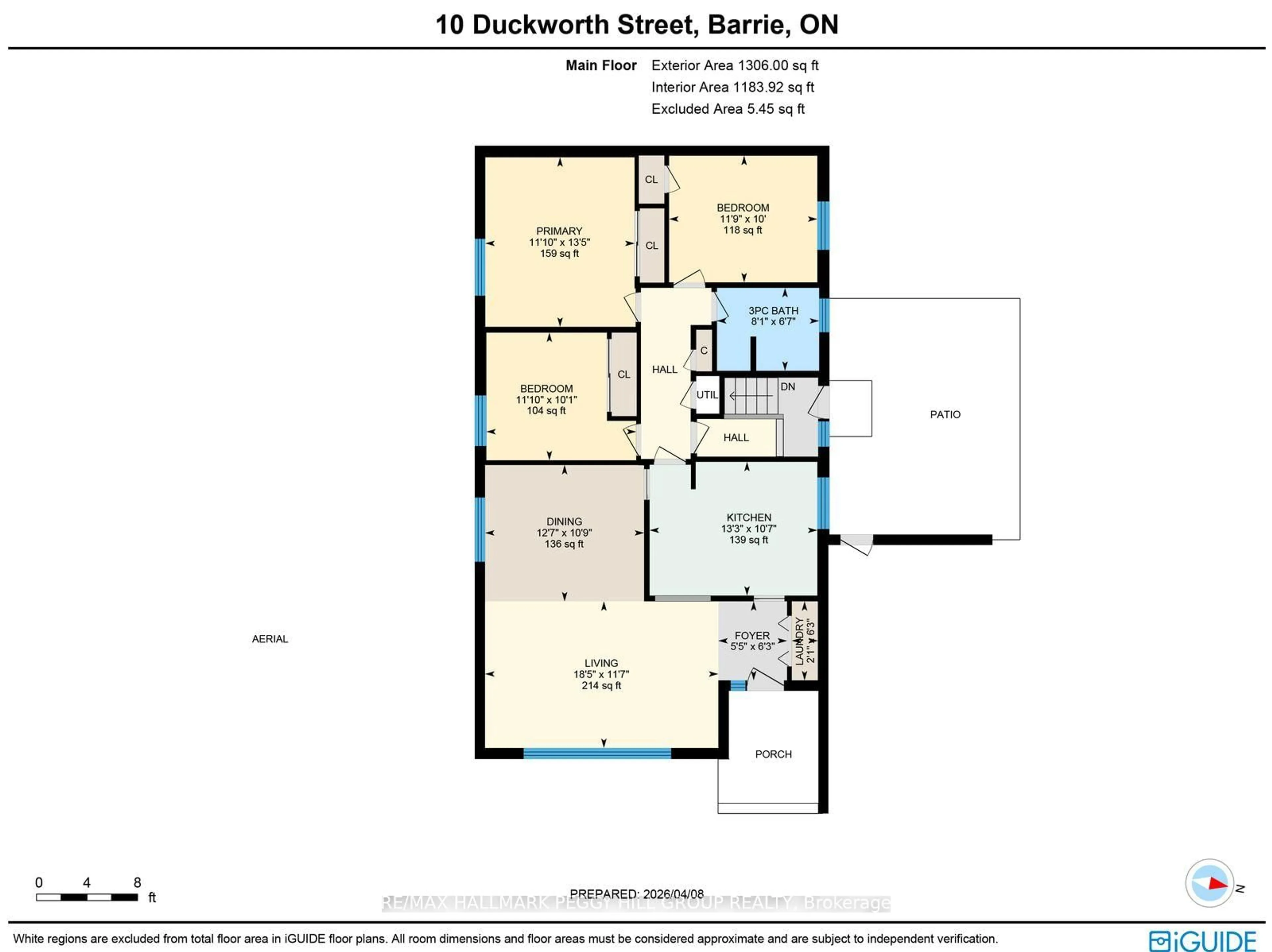 Floor plan for 10 Duckworth St, Barrie Ontario L4M 3V8