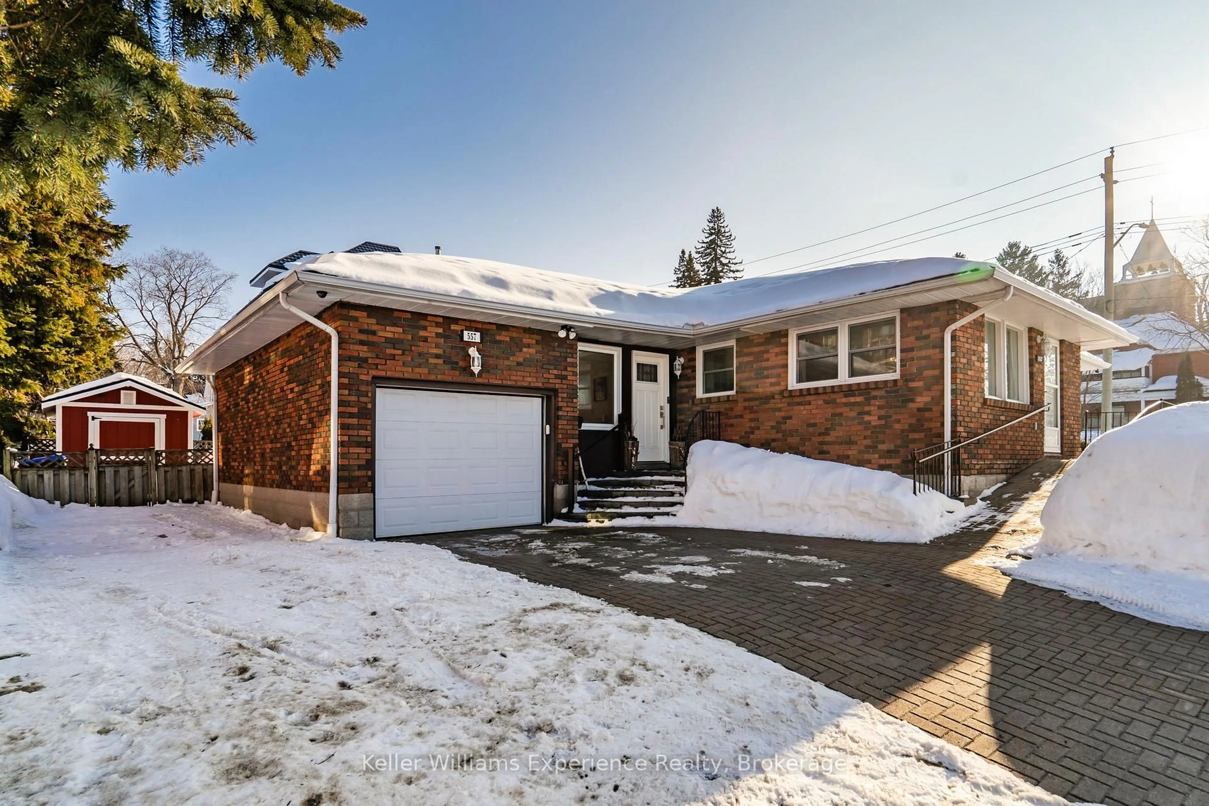 Home with brick exterior material, street for 557 Hugel Ave, Midland Ontario L4R 1W1