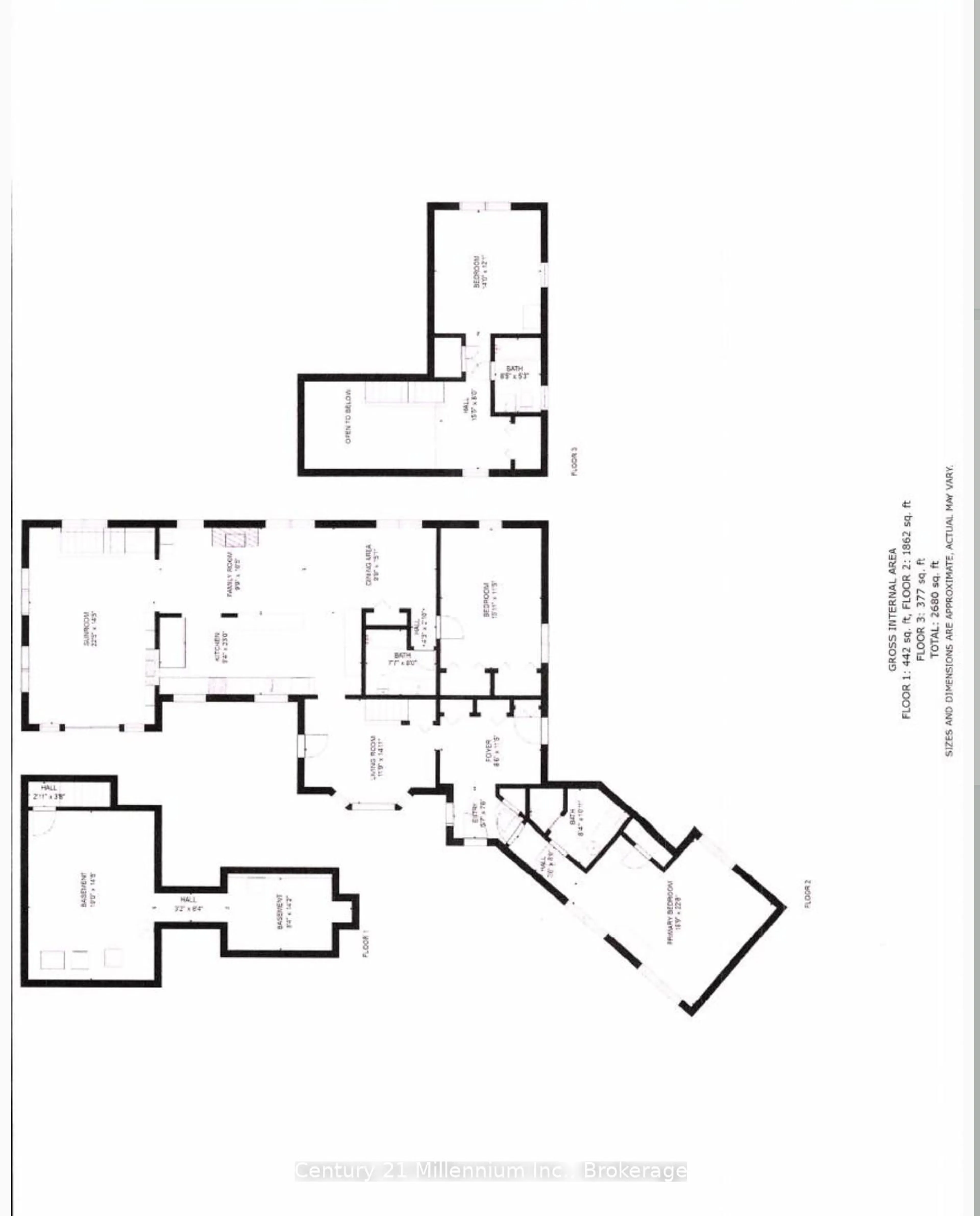 Floor plan for 640 Mountain Rd, Collingwood Ontario L9Y 5G3