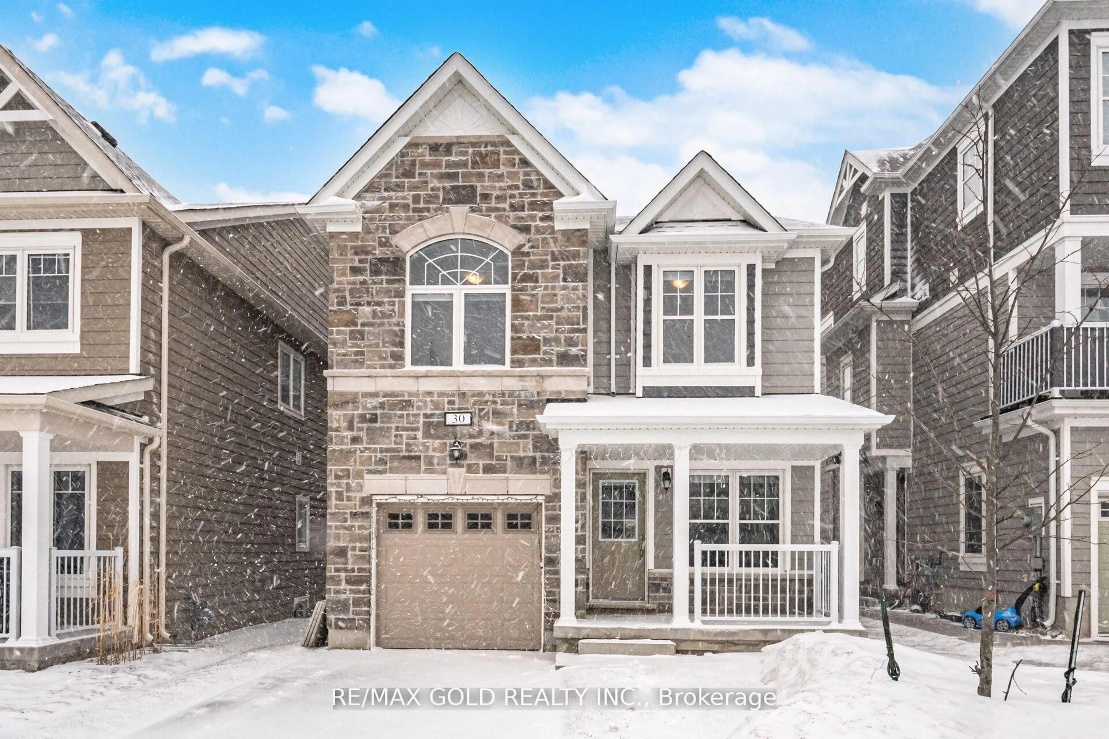 Home with brick exterior material, street for 30 Hills Thistle Dr, Wasaga Beach Ontario L9E 0J3