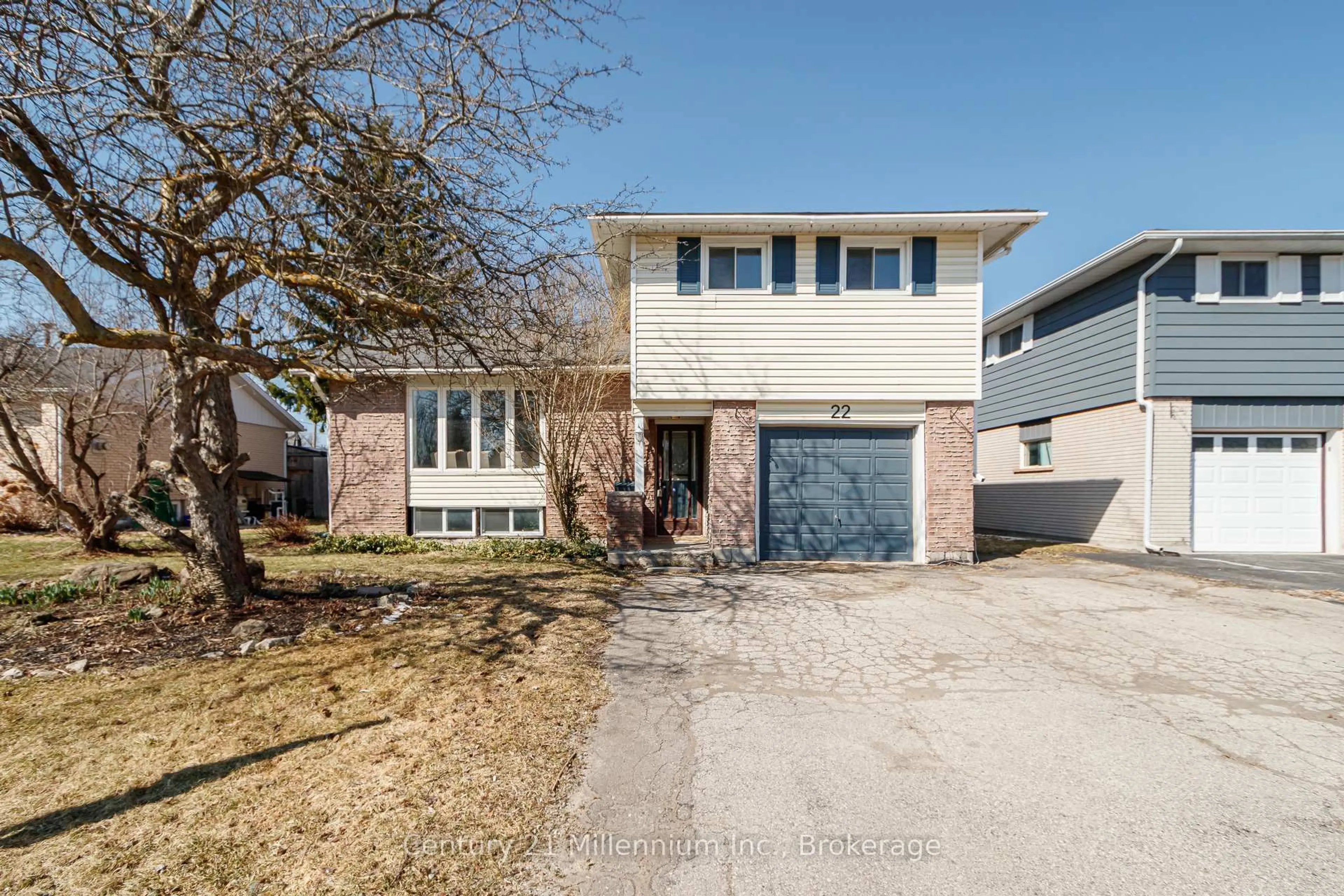 Home with brick exterior material, street for 22 Dickson Rd, Collingwood Ontario L9Y 2X3