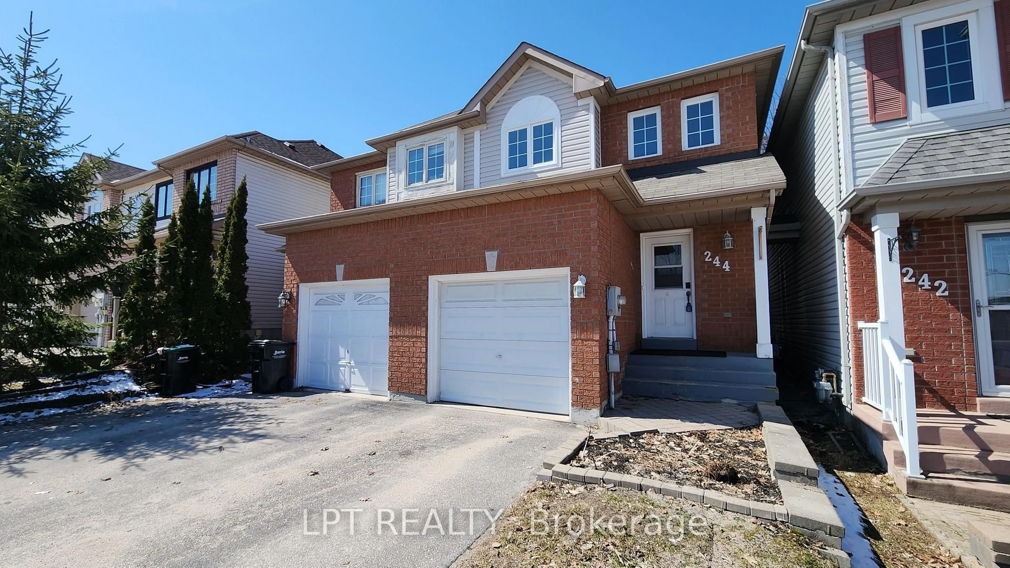 Home with brick exterior material, street for 244 Ferndale Dr, Barrie Ontario L4N 8J9
