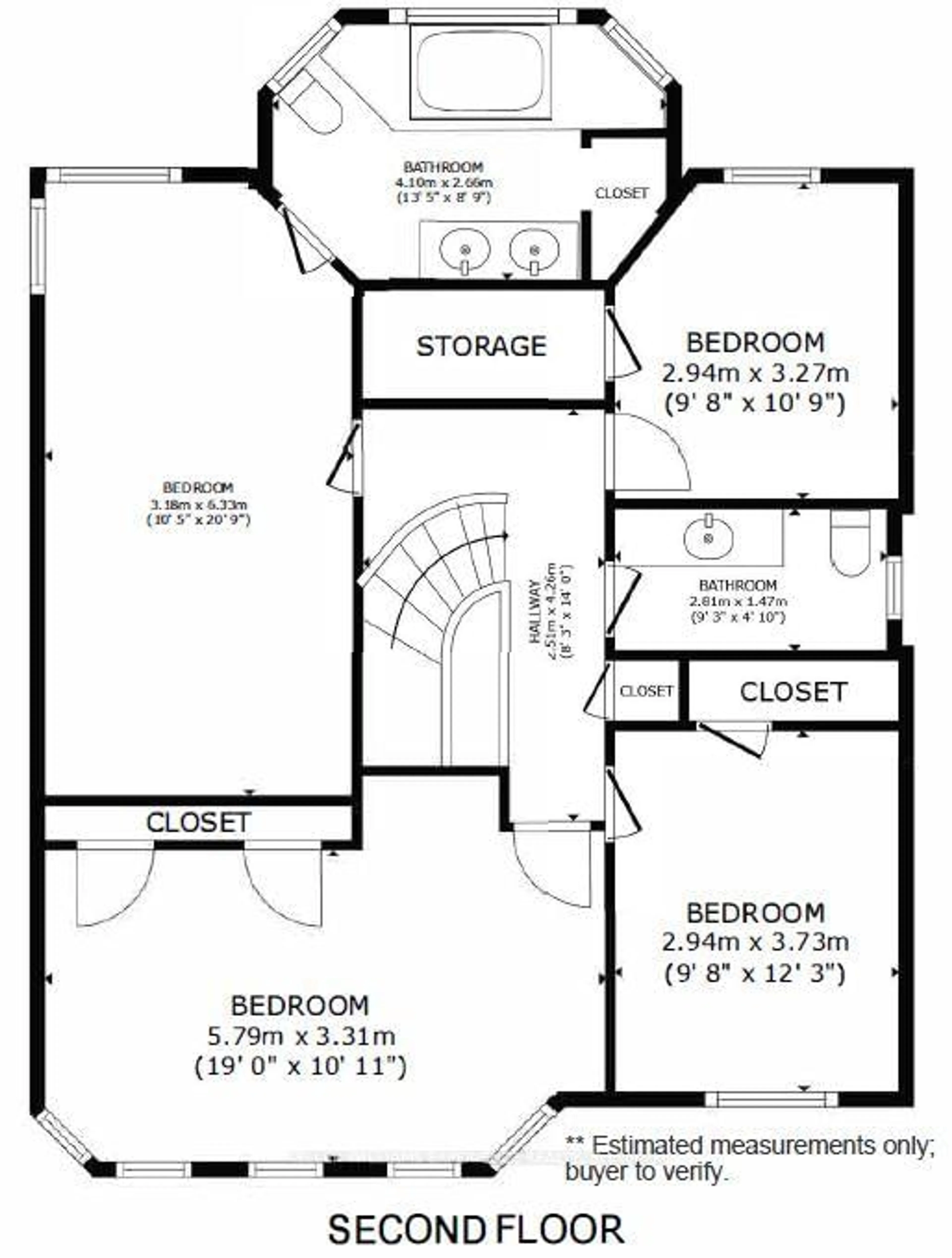 Floor plan for 25 Muir Dr, Barrie Ontario L4N 0J1