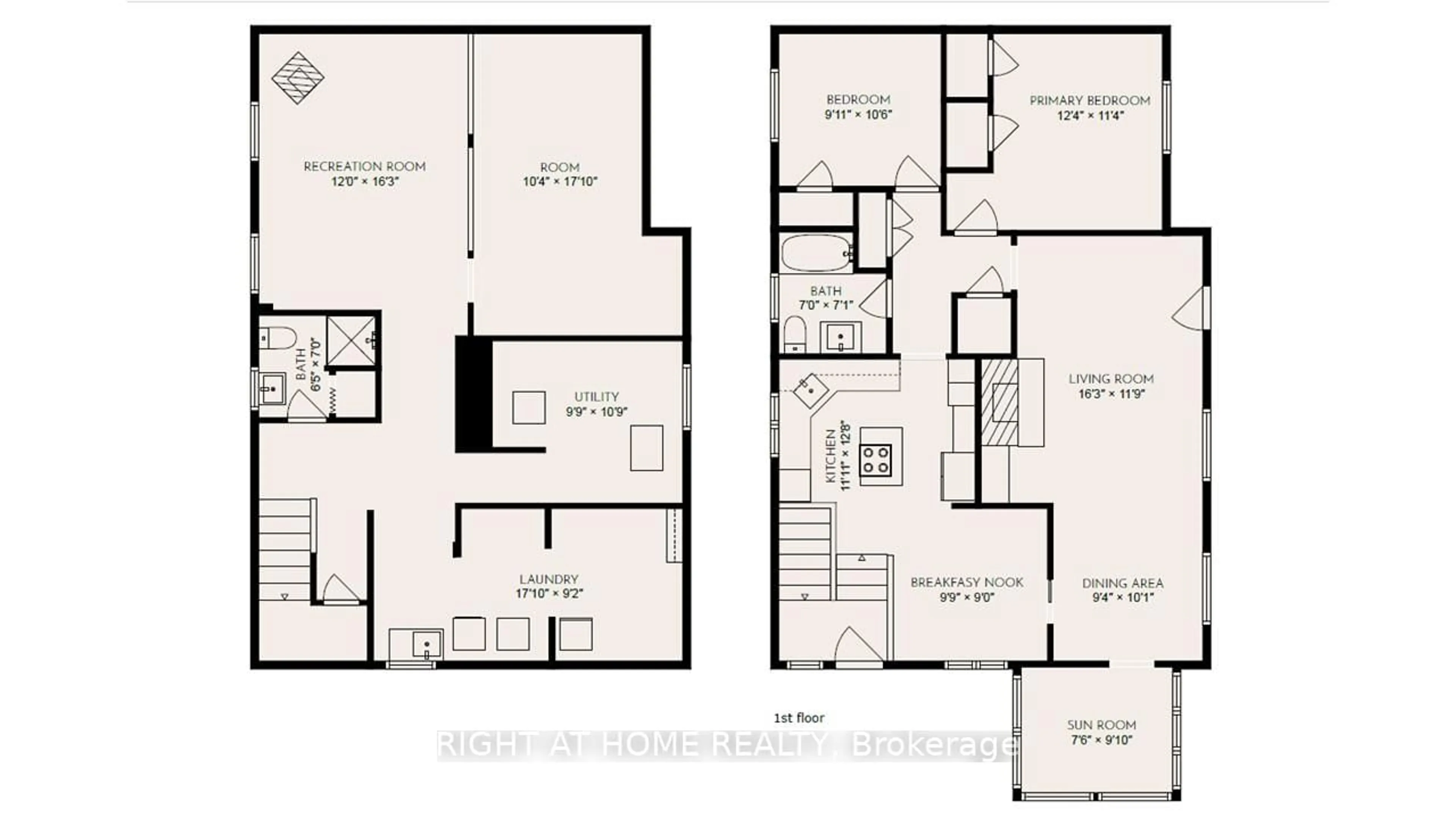 Floor plan for 52 Highland Ave, Barrie Ontario L4M 1N3