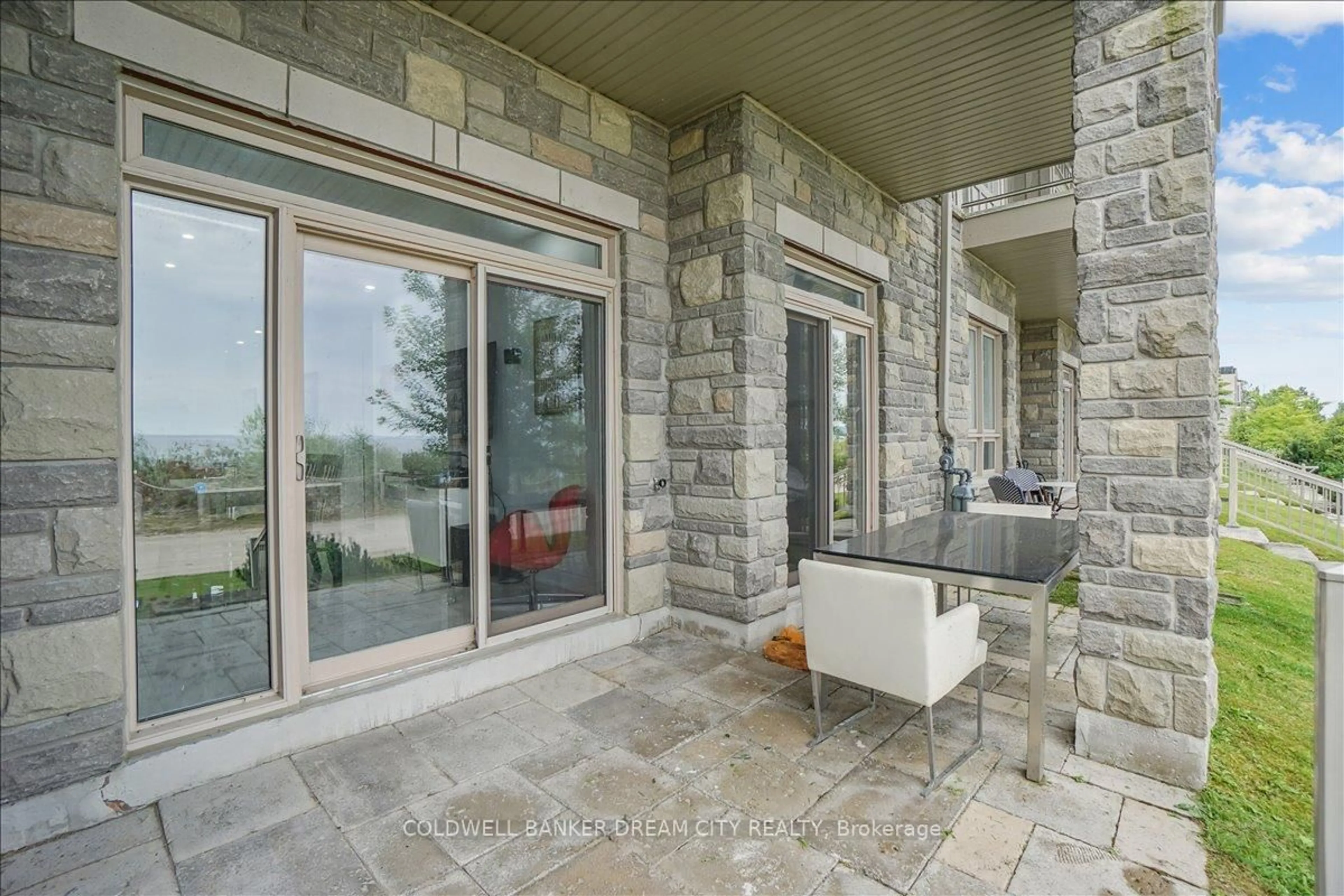 Patio, water/lake/river/ocean view for 764 River Rd #111, Wasaga Beach Ontario L9Z 2M7