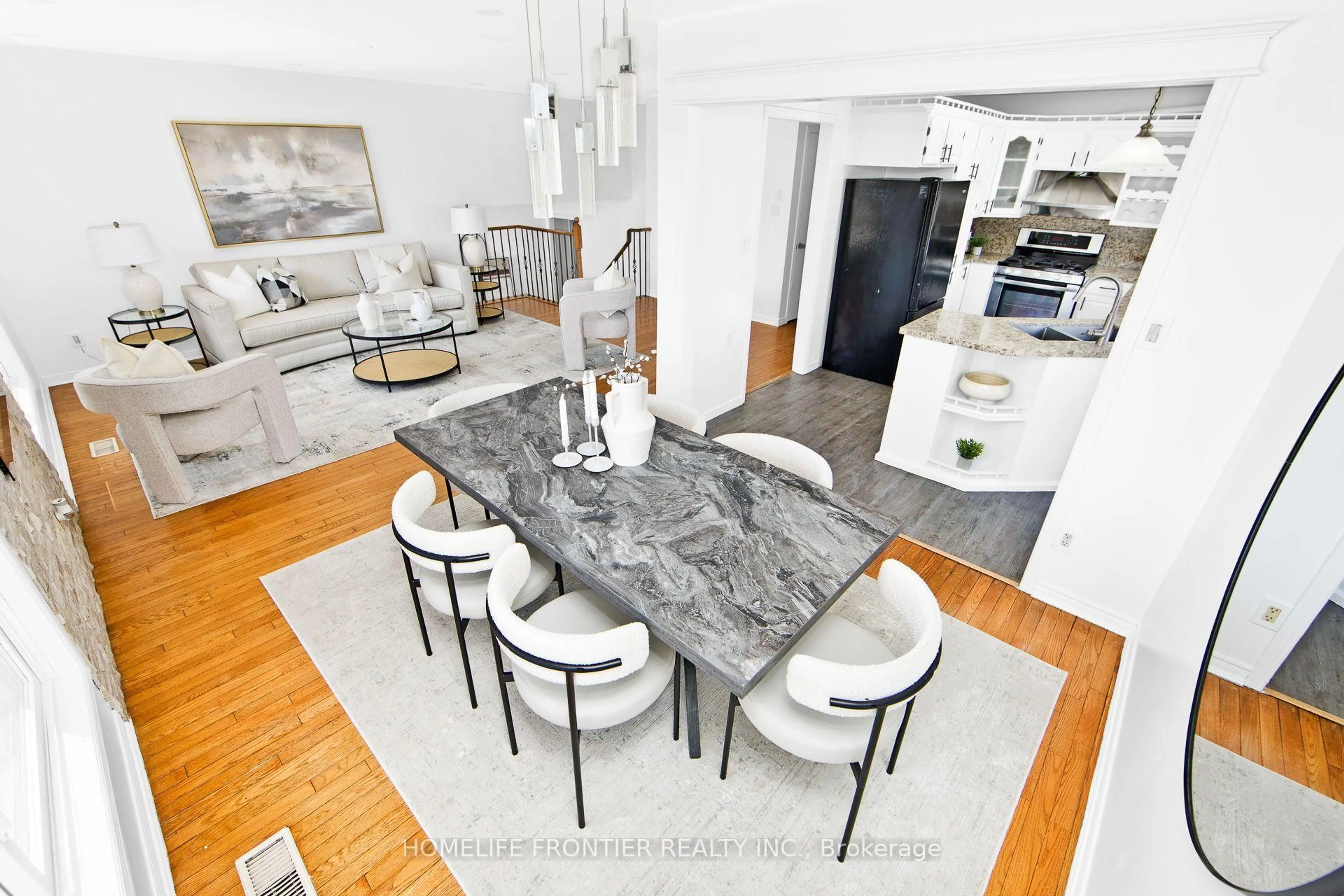 Contemporary kitchen, ceramic/tile floor for 326 Little Ave, Barrie Ontario L4N 2Z6