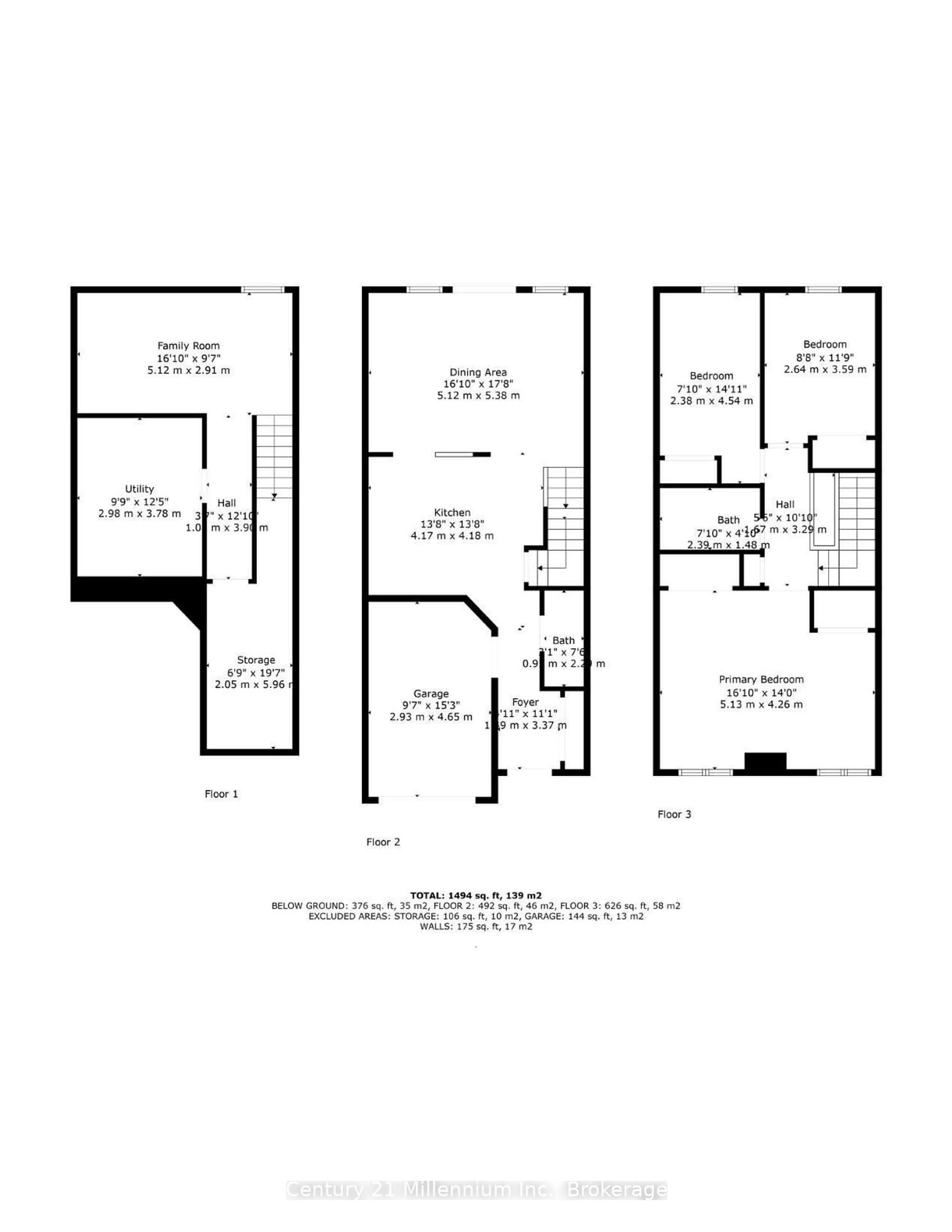 Floor plan for 37-37 Silver Glen Blvd #37, Collingwood Ontario L9Y 0G9