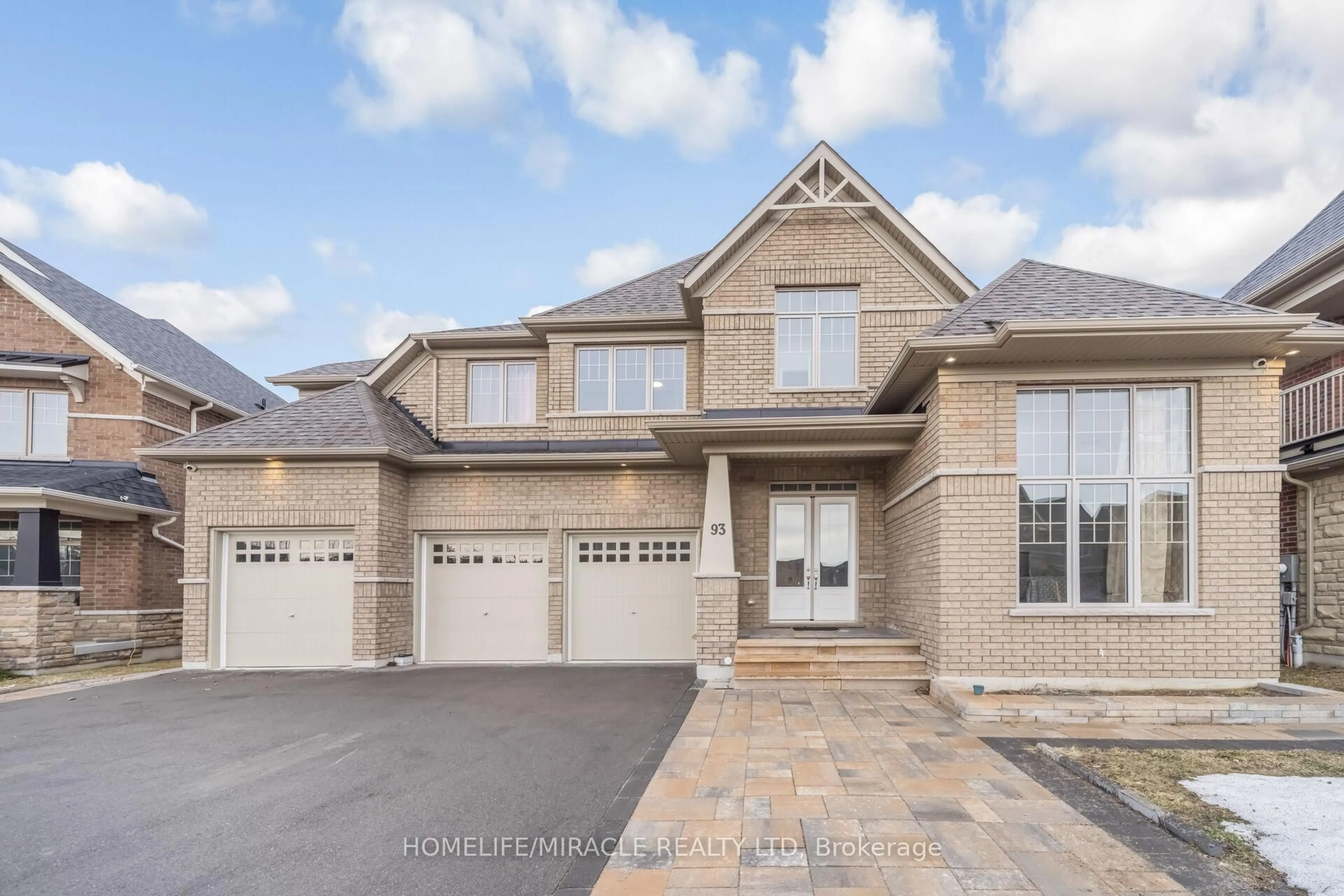 Home with brick exterior material, street for 93 Trail Blvd, Springwater Ontario L9X 0S5