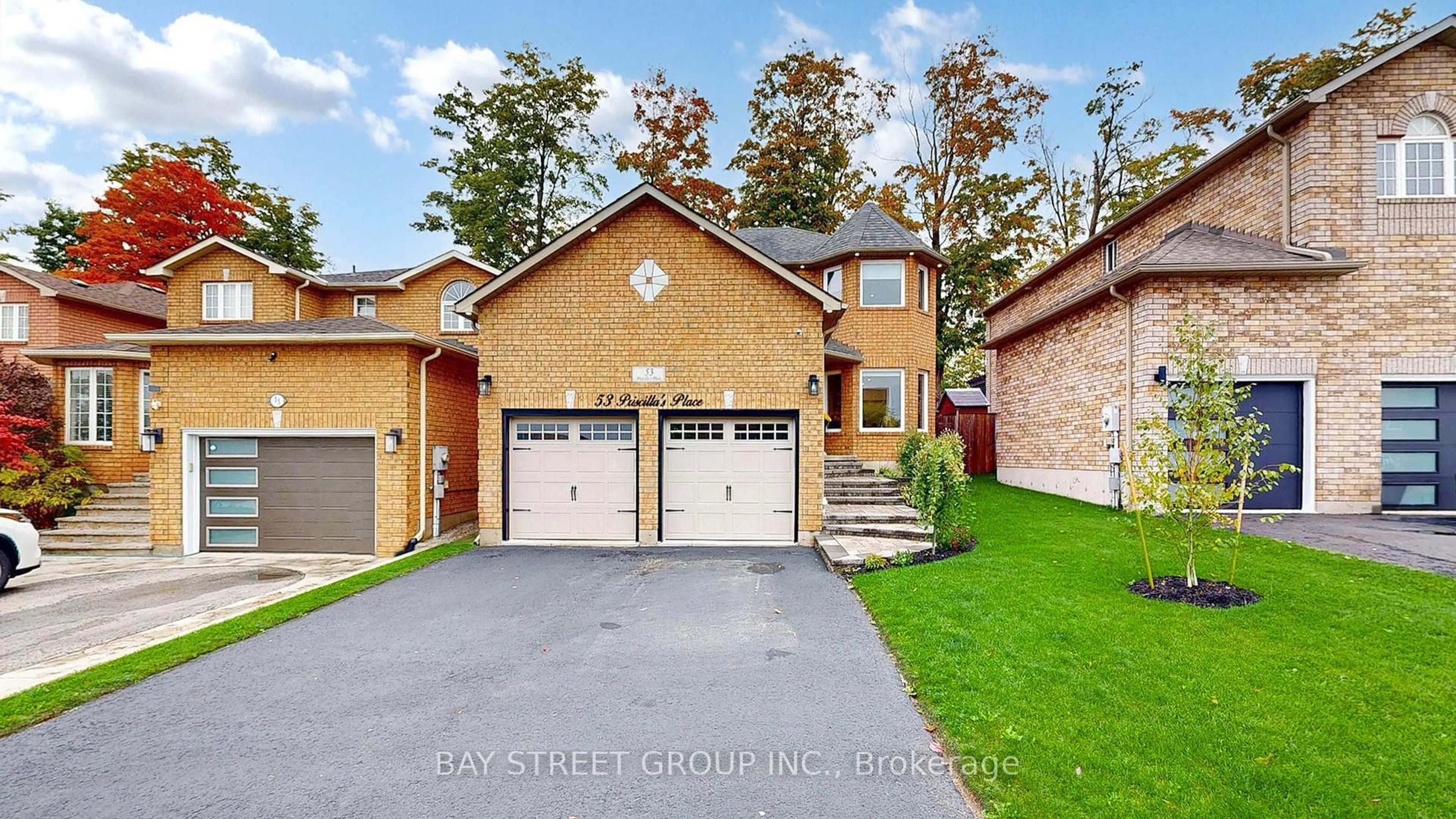Home with brick exterior material, street for 53 Priscilla's Pl, Barrie Ontario L4N 5X6