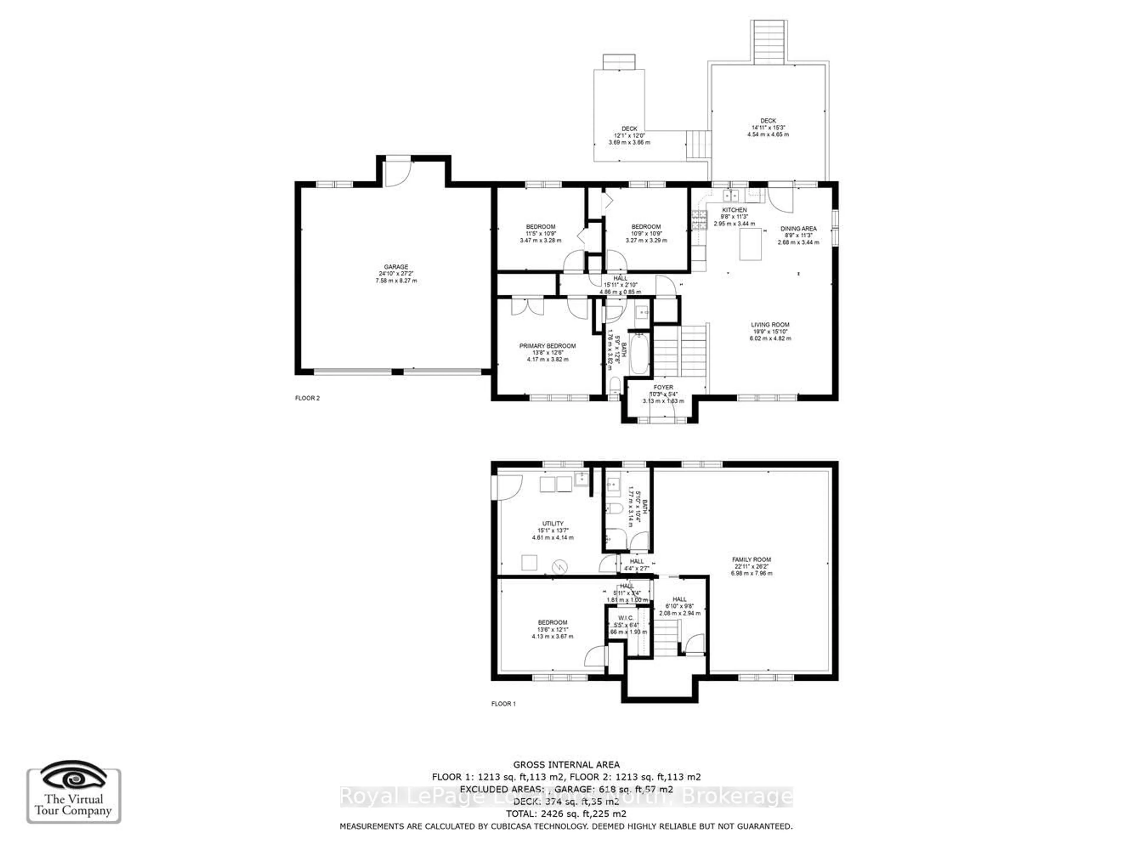 Floor plan for 44 DONALD Ave, Clearview Ontario L0M 1P0