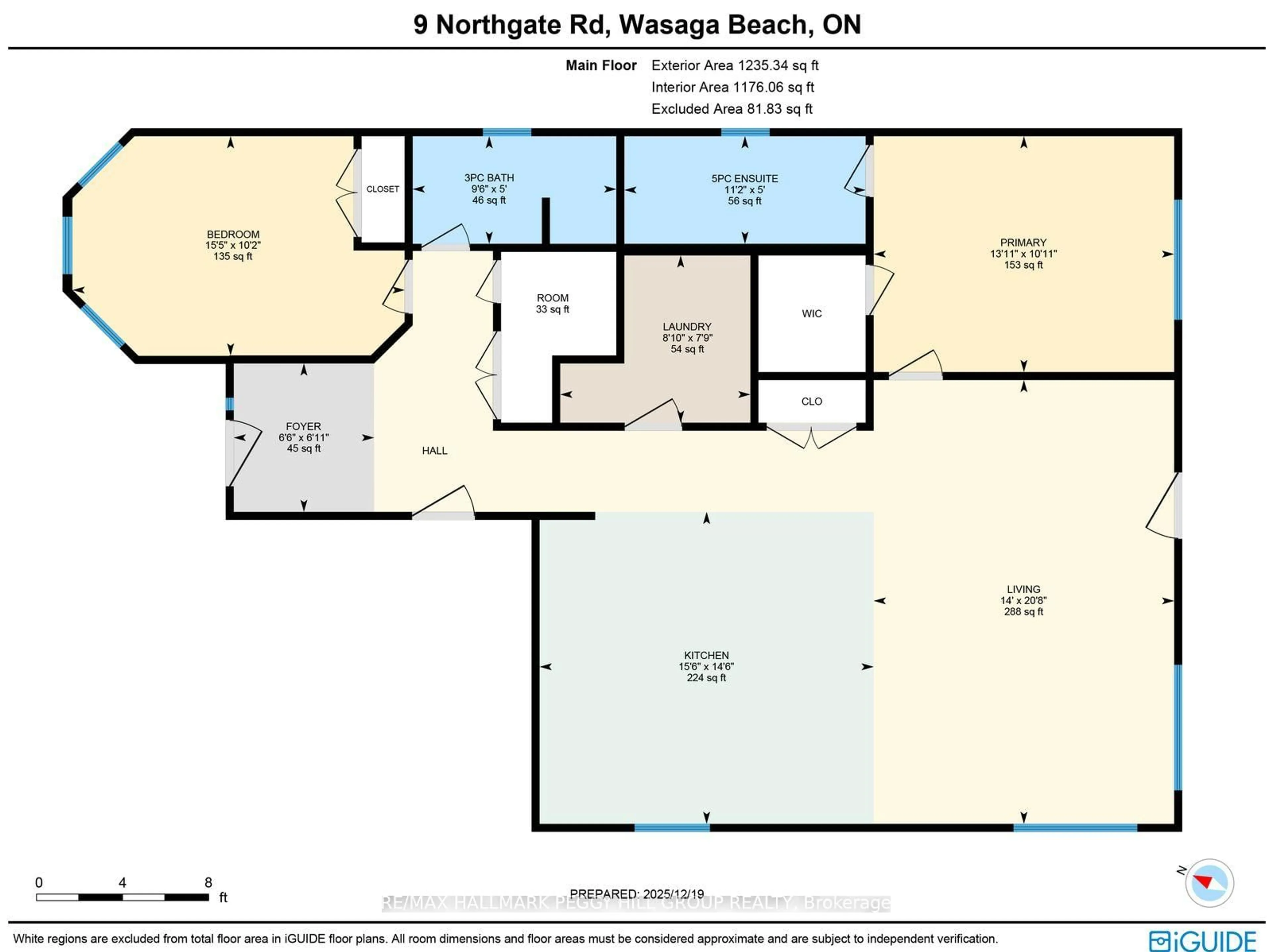 Floor plan for 9 Northgate Rd, Wasaga Beach Ontario L9Z 2N7