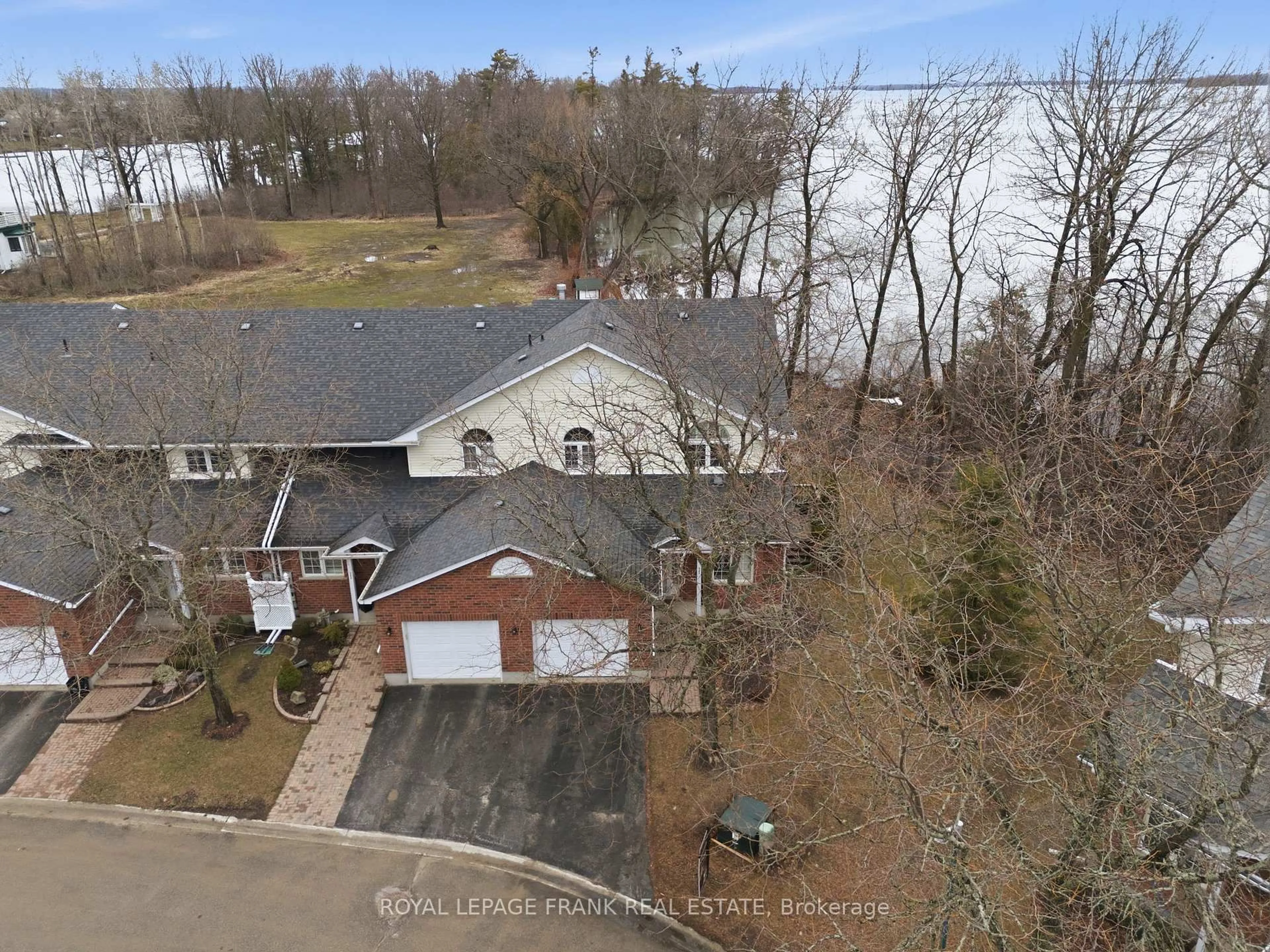 A pic from outside/outdoor area/front of a property/back of a property/a pic from drone, water/lake/river/ocean view for 60 Museum Dr #523, Orillia Ontario L3V 7T9