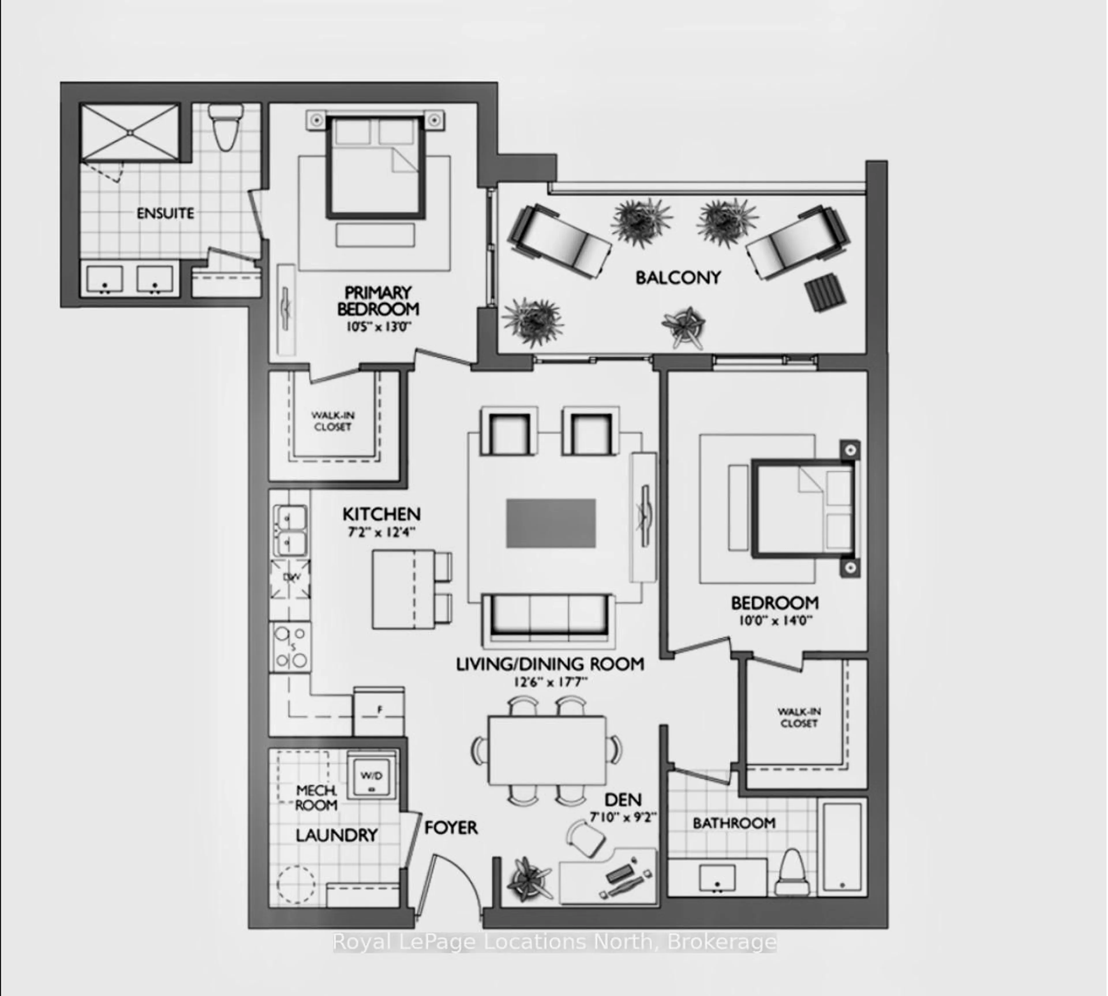 Floor plan for 4 Kimberly Lane #125, Collingwood Ontario L9Y 5T6