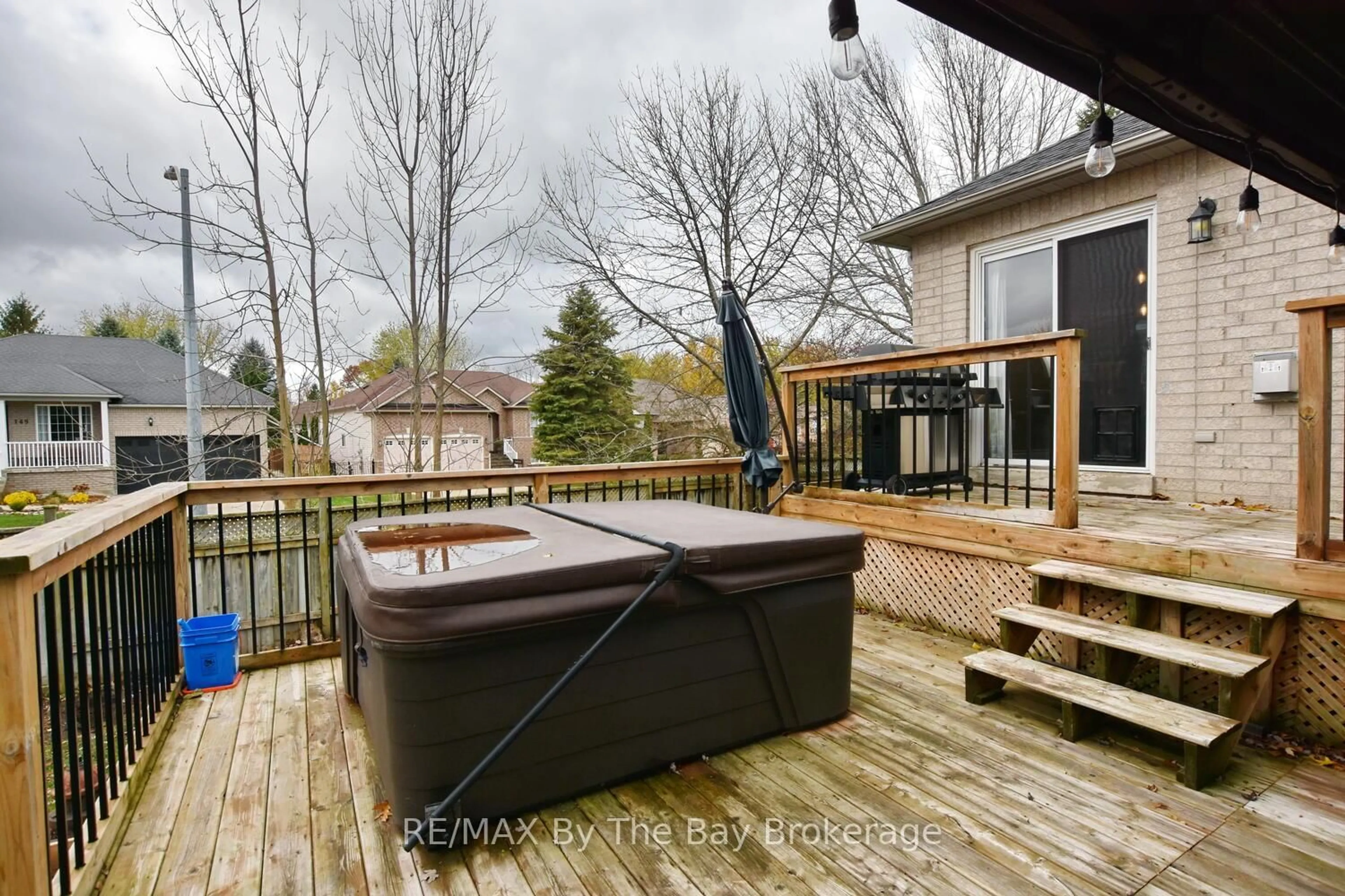 Patio, water/lake/river/ocean view for 69 Caribou Tr, Wasaga Beach Ontario L9Z 1N3