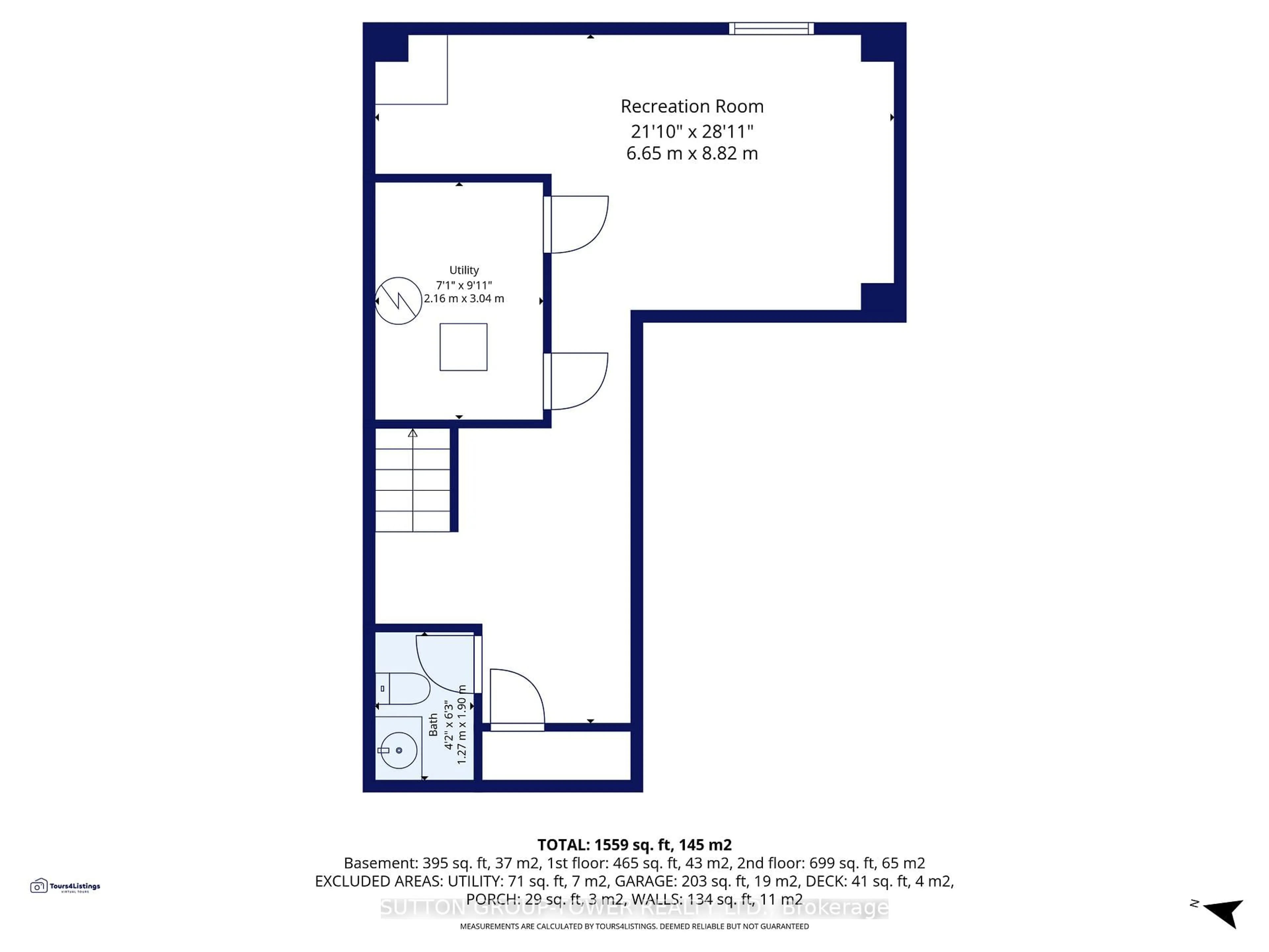 Floor plan for 59 Frank's Way, Barrie Ontario L4N 3J1