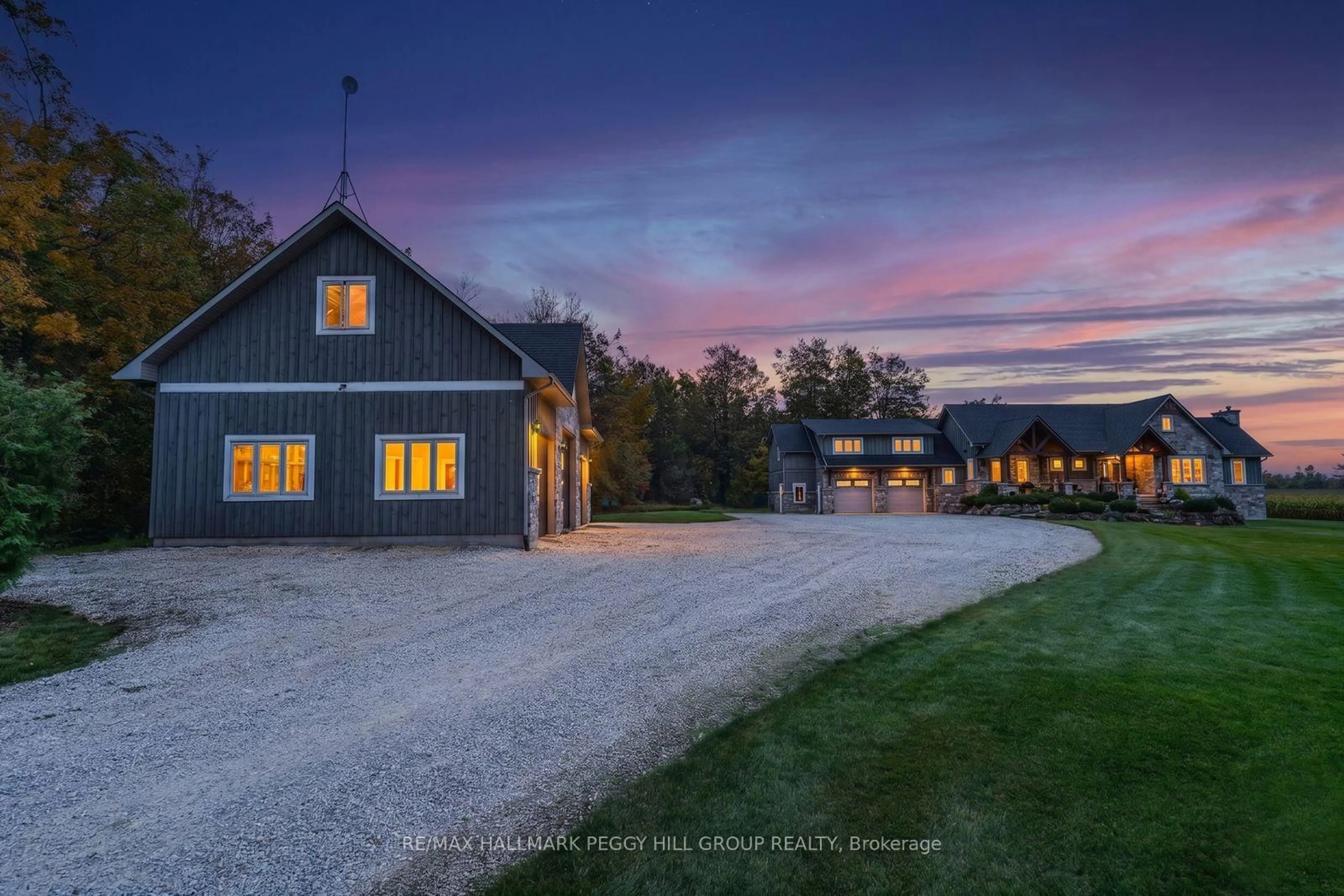 A pic from outside/outdoor area/front of a property/back of a property/a pic from drone, street for 2265 Concession 11 Nottawasaga, Clearview Ontario N0C 1M0