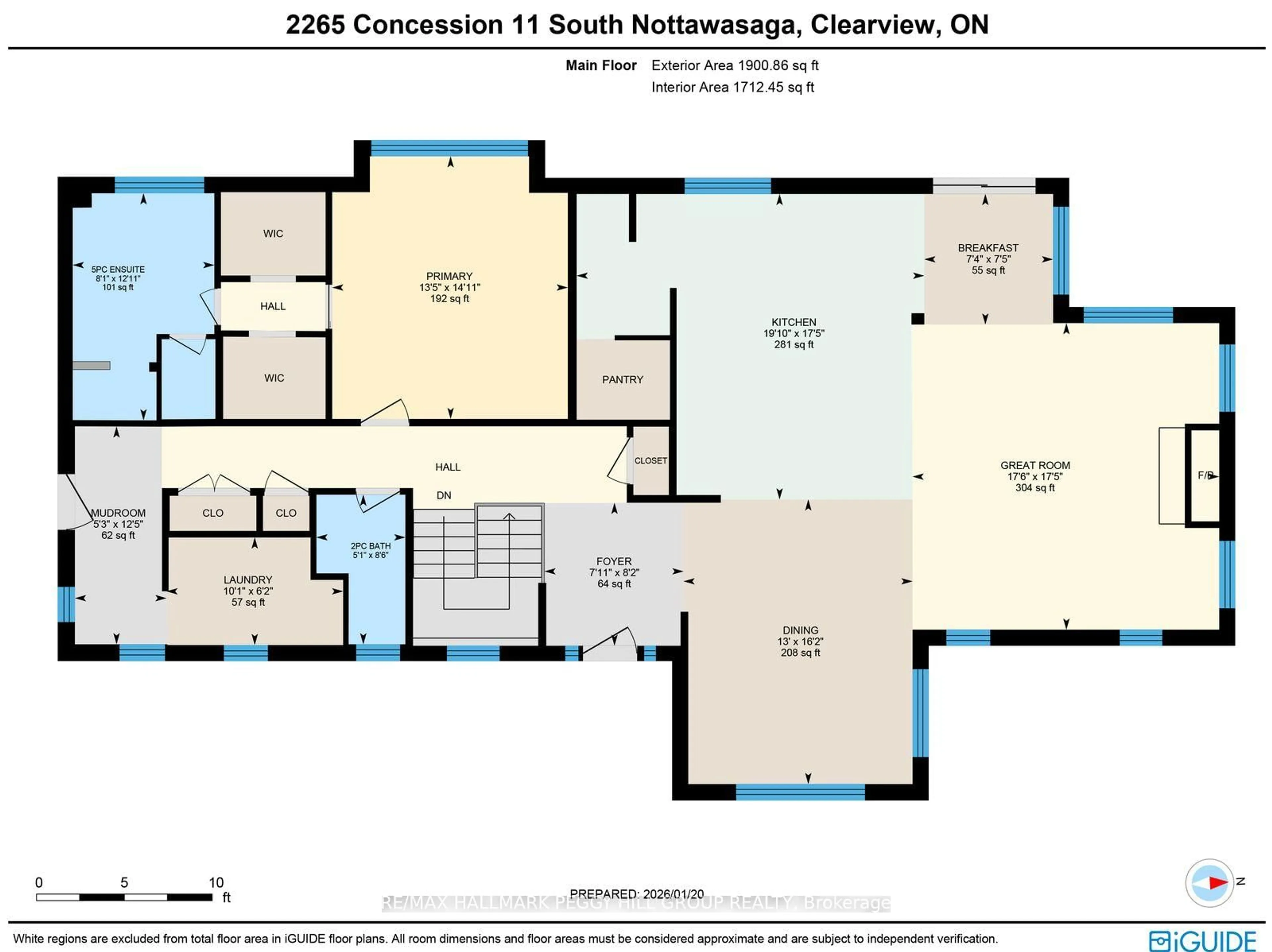 Floor plan for 2265 Concession 11 Nottawasaga, Clearview Ontario N0C 1M0