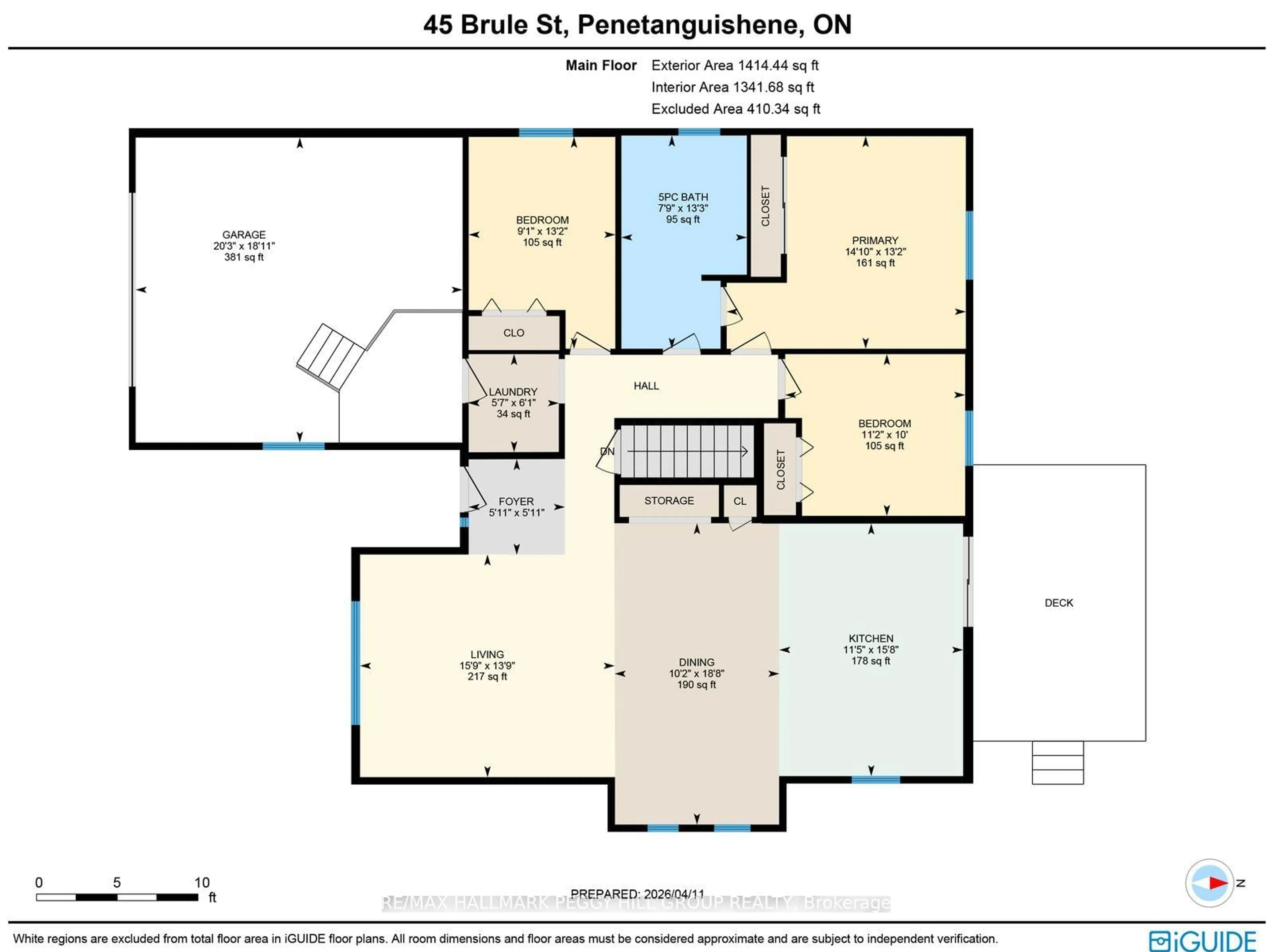 Floor plan for 45 Brule St, Penetanguishene Ontario L9M 1H2
