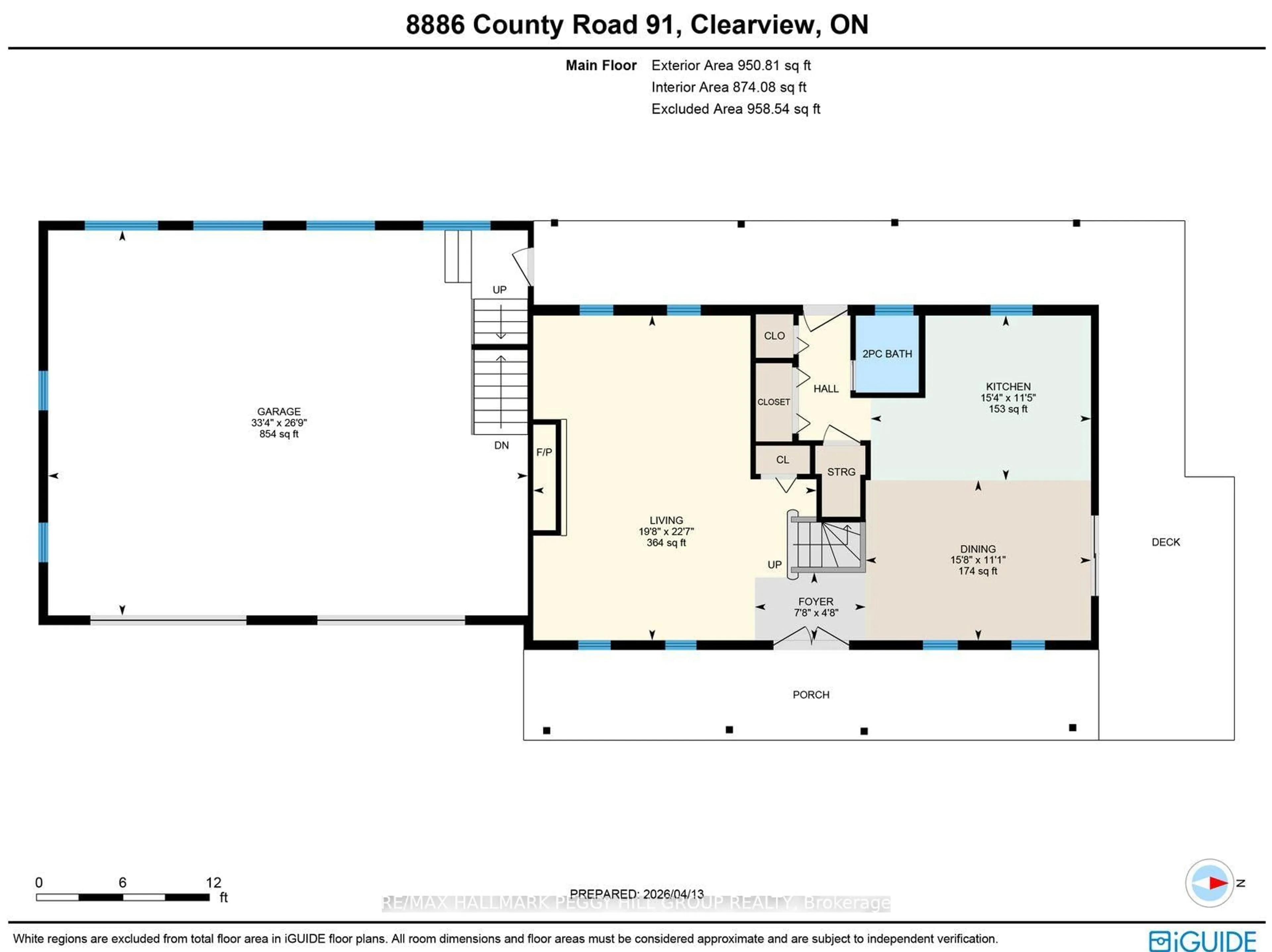 Floor plan for 8886 County Road 91, Clearview Ontario L0M 1H0