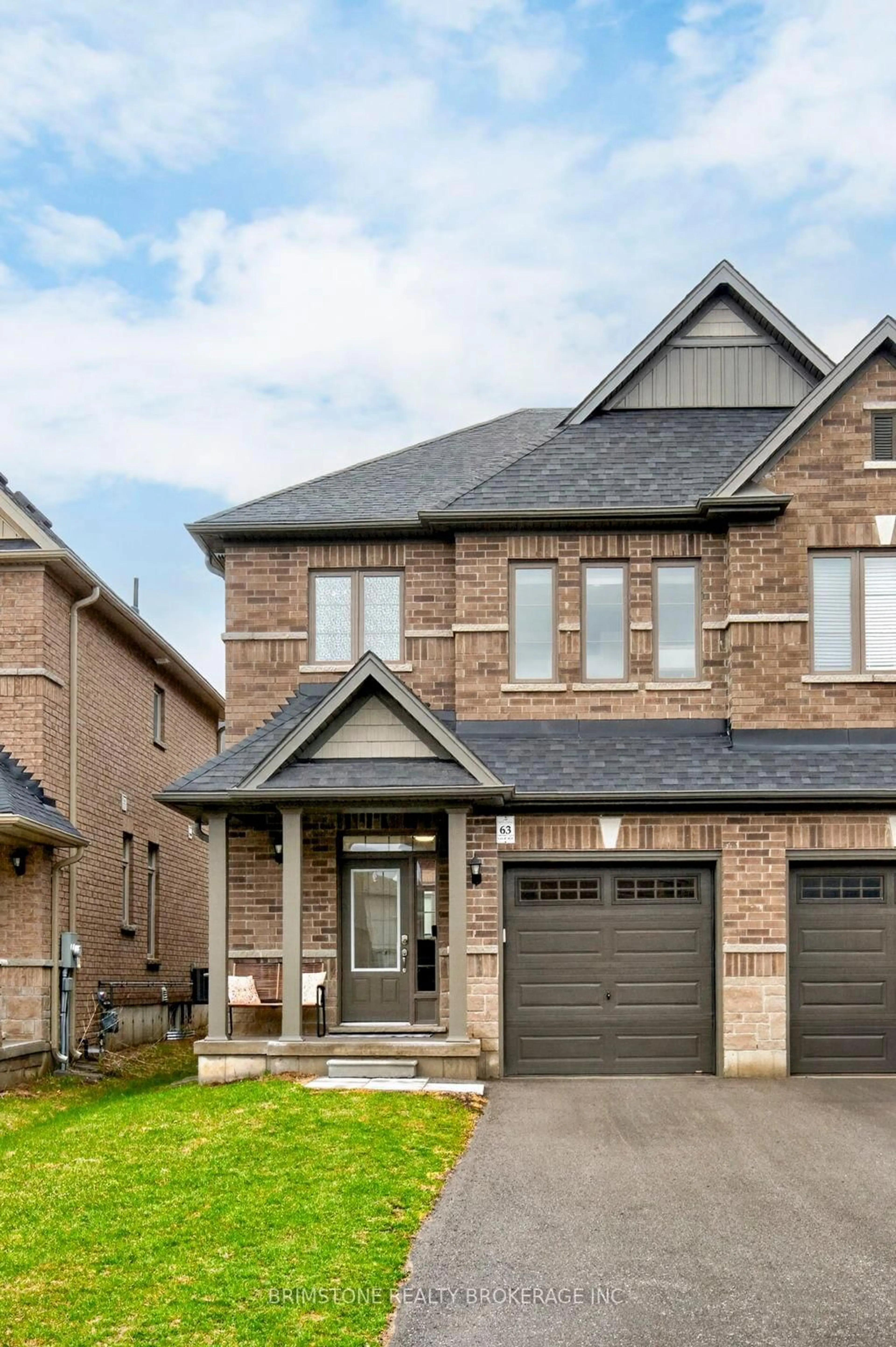 Home with brick exterior material, street for 63 Copperhill Hts, Barrie Ontario L9J 0K6
