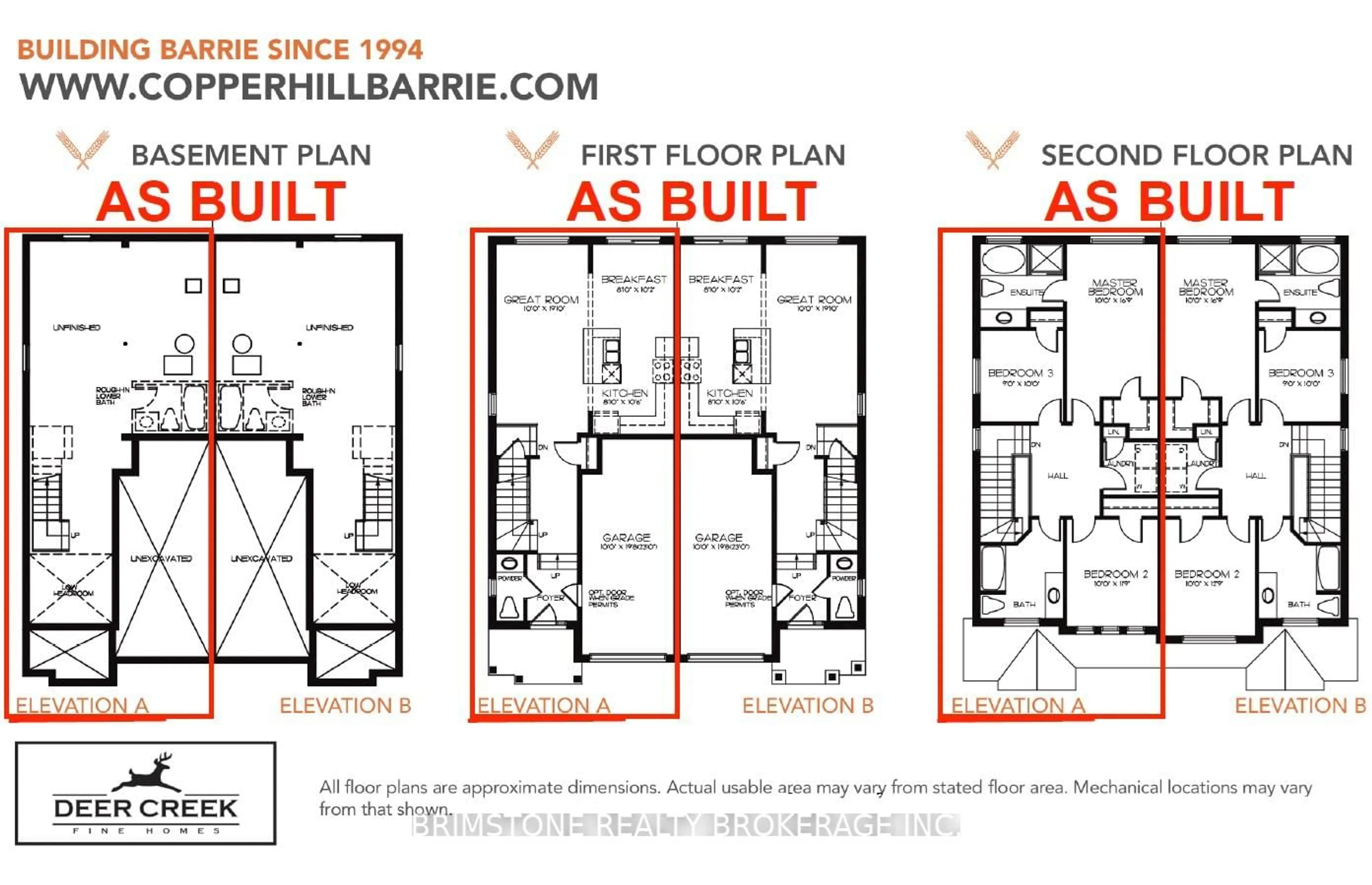 Floor plan for 63 Copperhill Hts, Barrie Ontario L9J 0K6