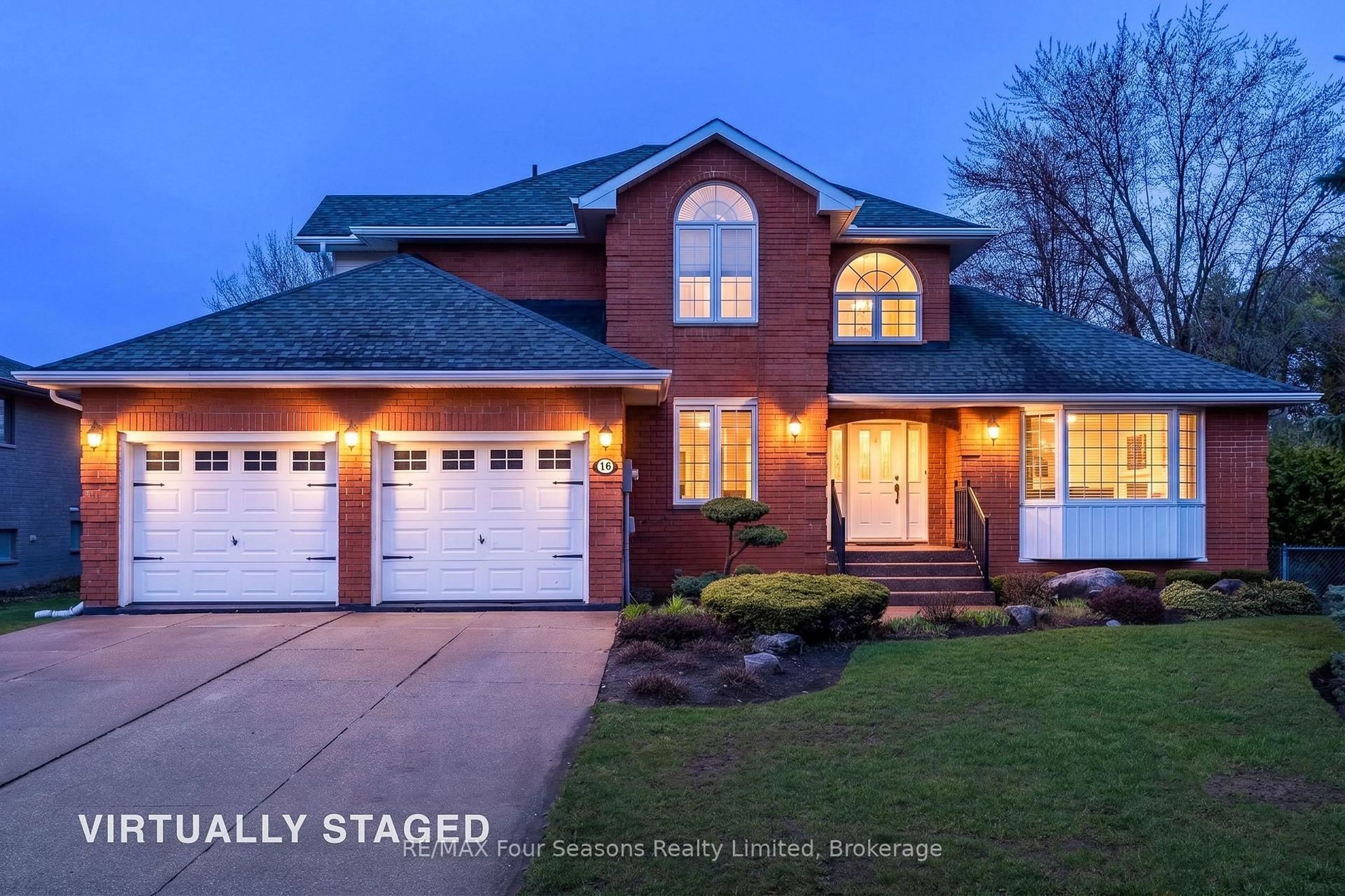 Home with brick exterior material, street for 16 Carmichael Cres, Collingwood Ontario L9Y 4R6