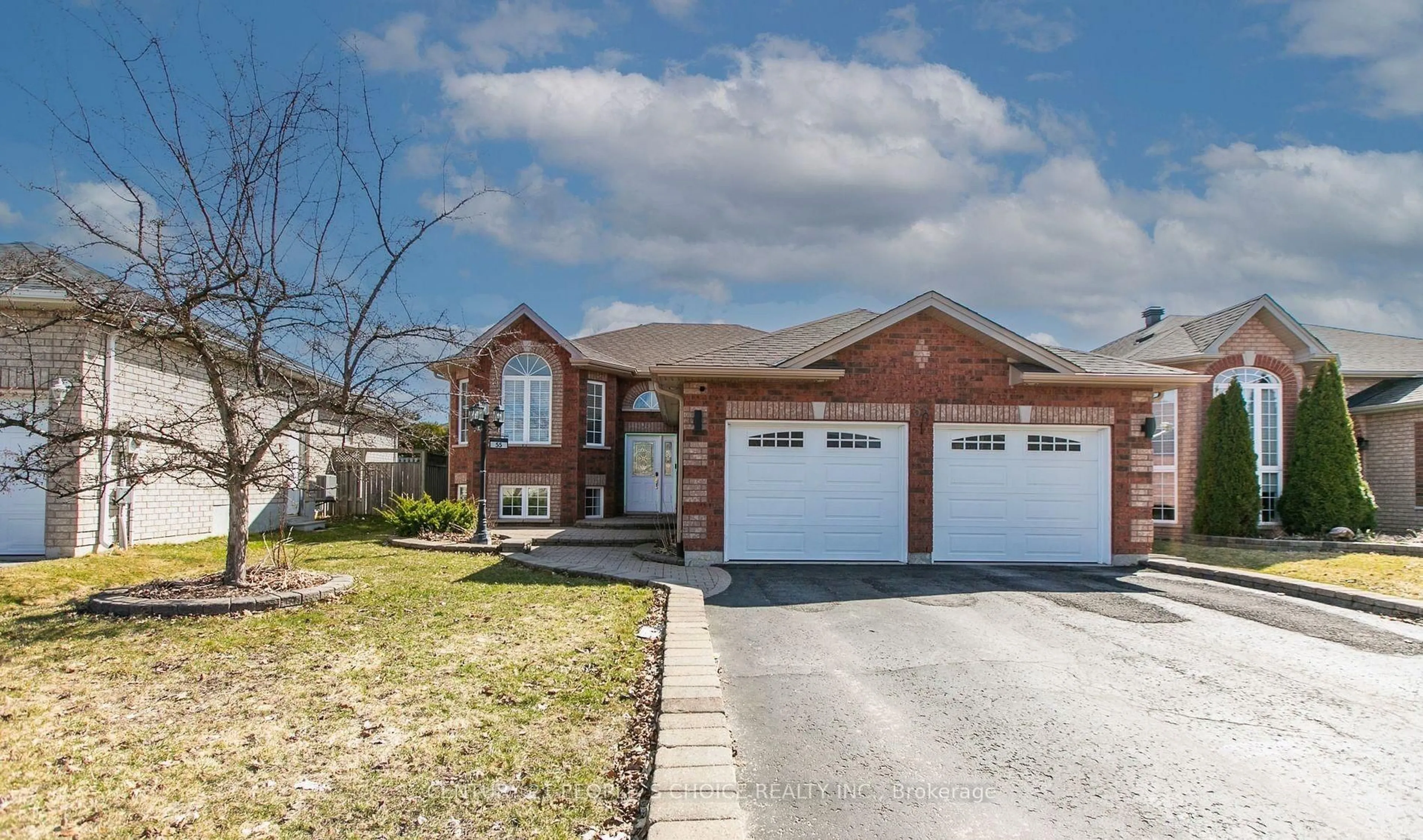 Home with brick exterior material, street for 55 MARSELLUS Dr, Barrie Ontario L4N 8S6