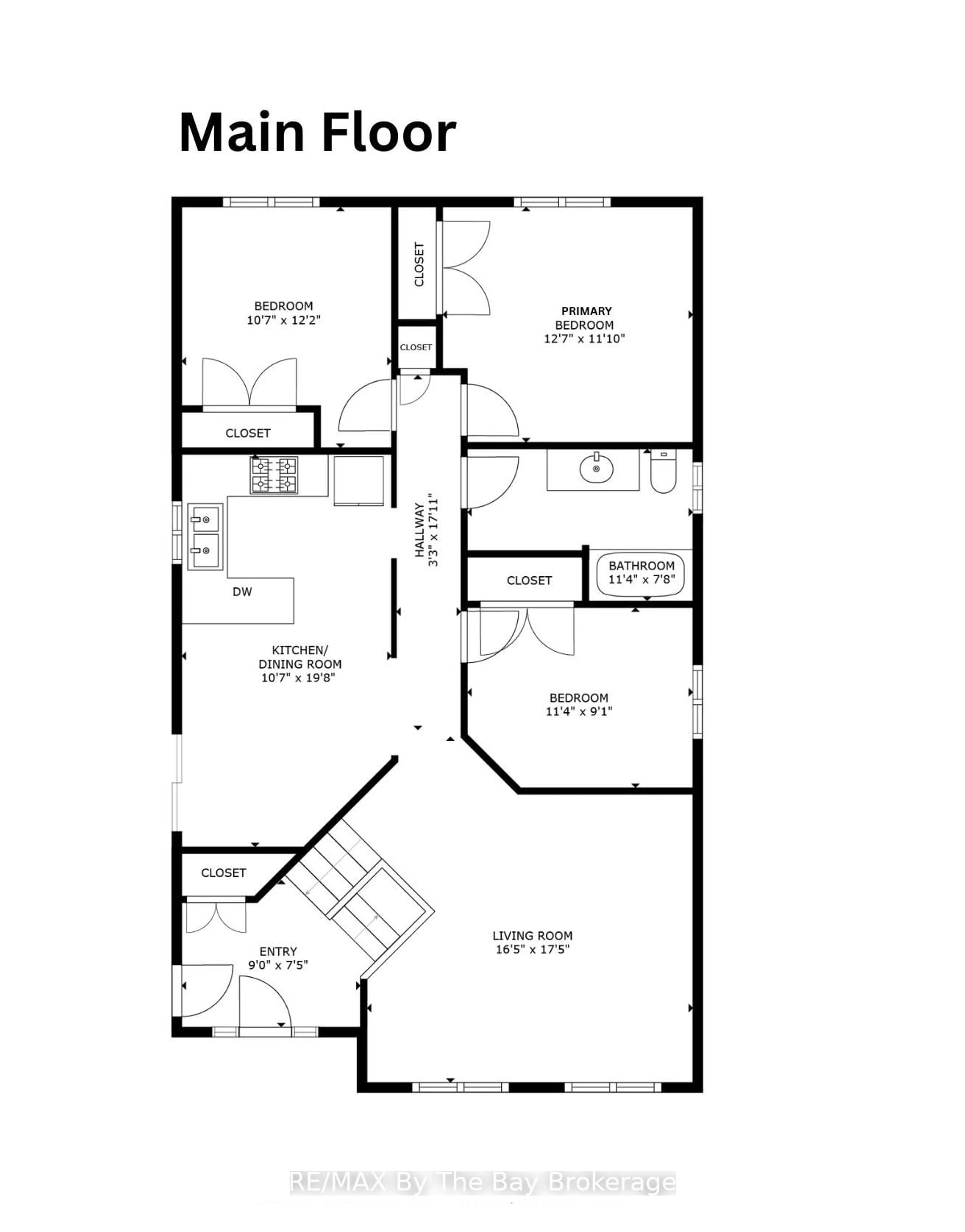 Floor plan for 215 Montreal St, Clearview Ontario L0M 1S0