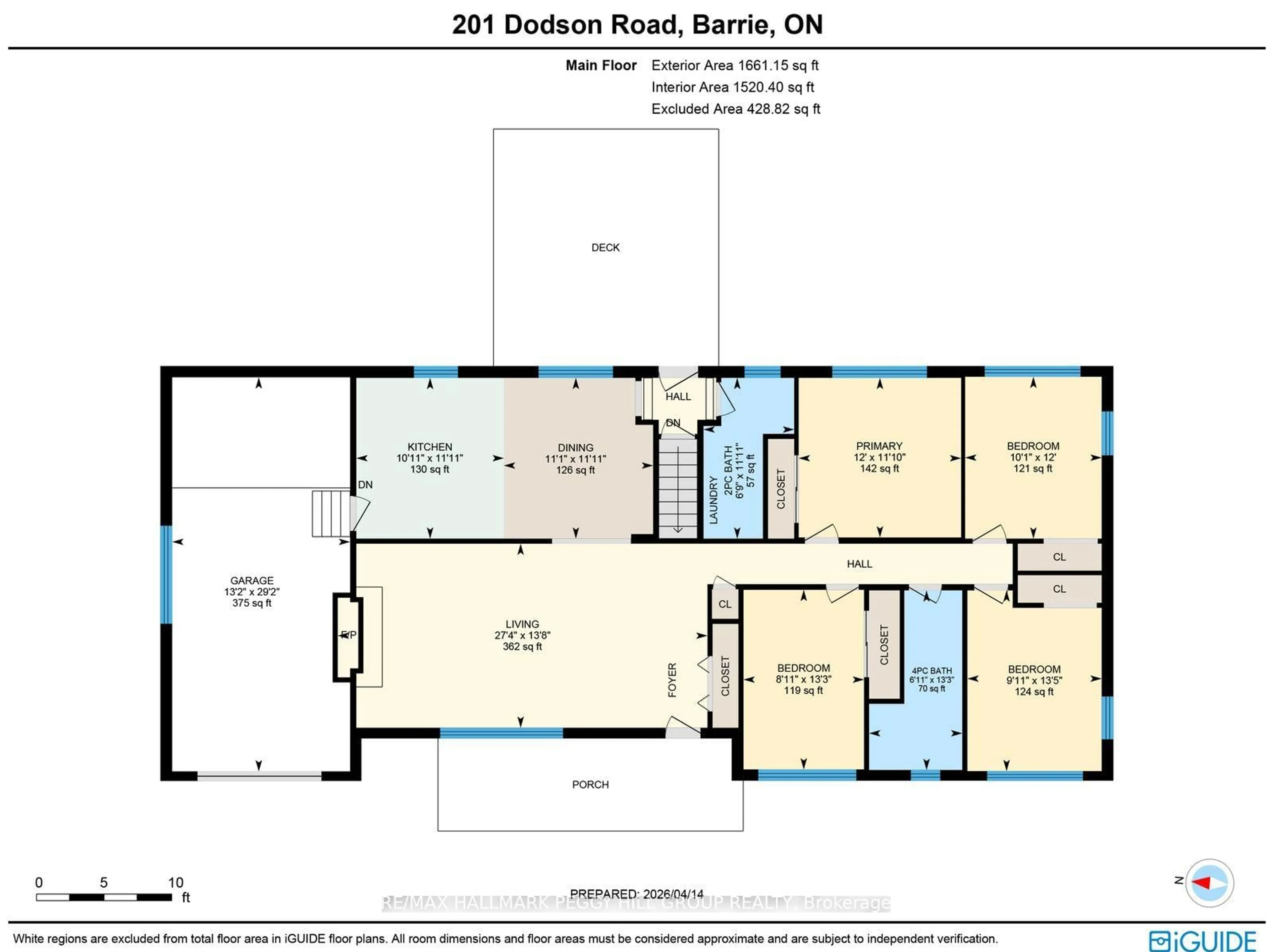 Floor plan for 201 Dodson Rd, Barrie Ontario L4N 4K2