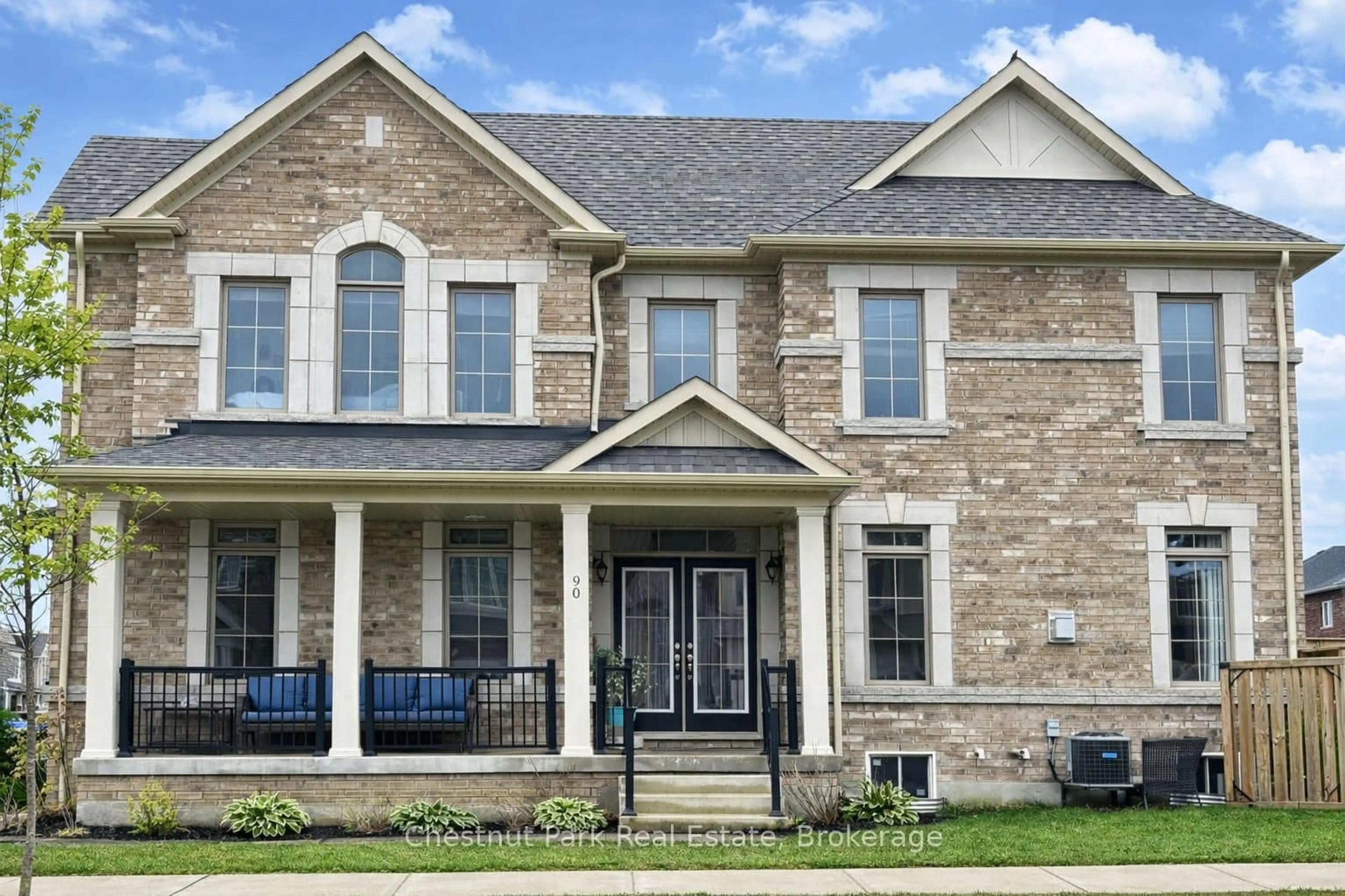 Home with brick exterior material, street for 90 Tracey Lane, Collingwood Ontario L9Y 3Y7