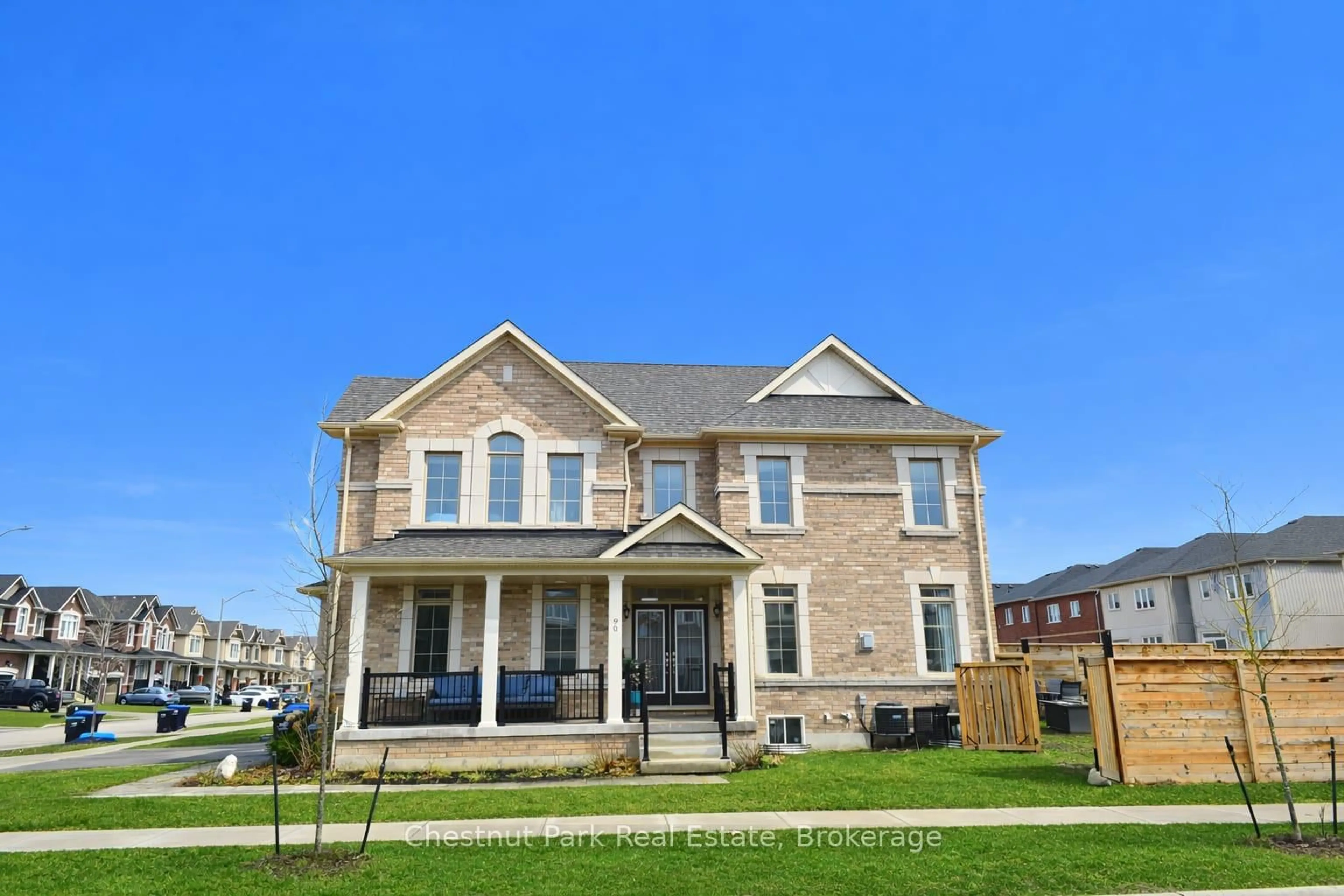 Home with brick exterior material, street for 90 Tracey Lane, Collingwood Ontario L9Y 3Y7