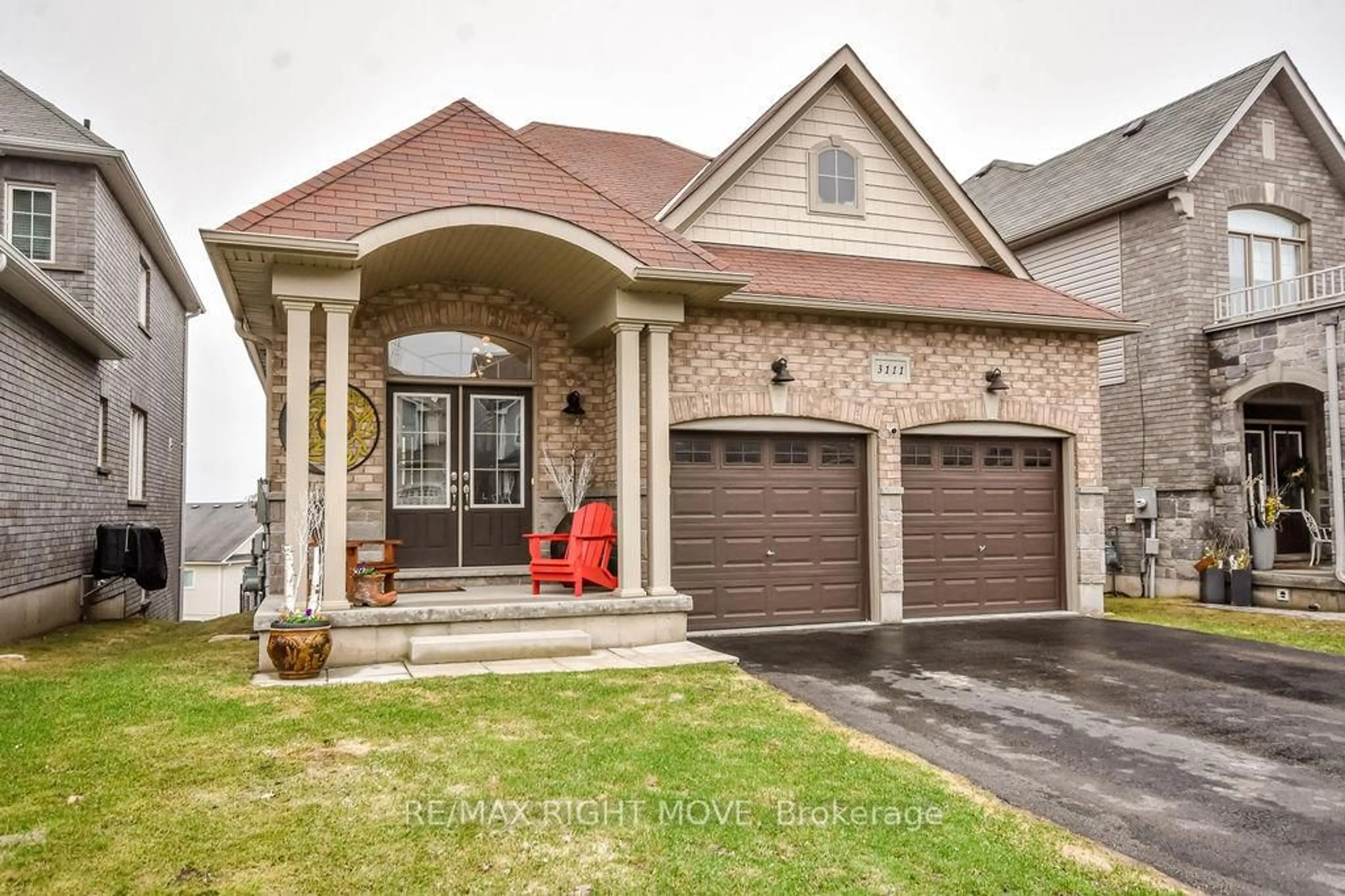 Home with brick exterior material, street for 3111 Emperor Dr, Orillia Ontario L3V 0G4