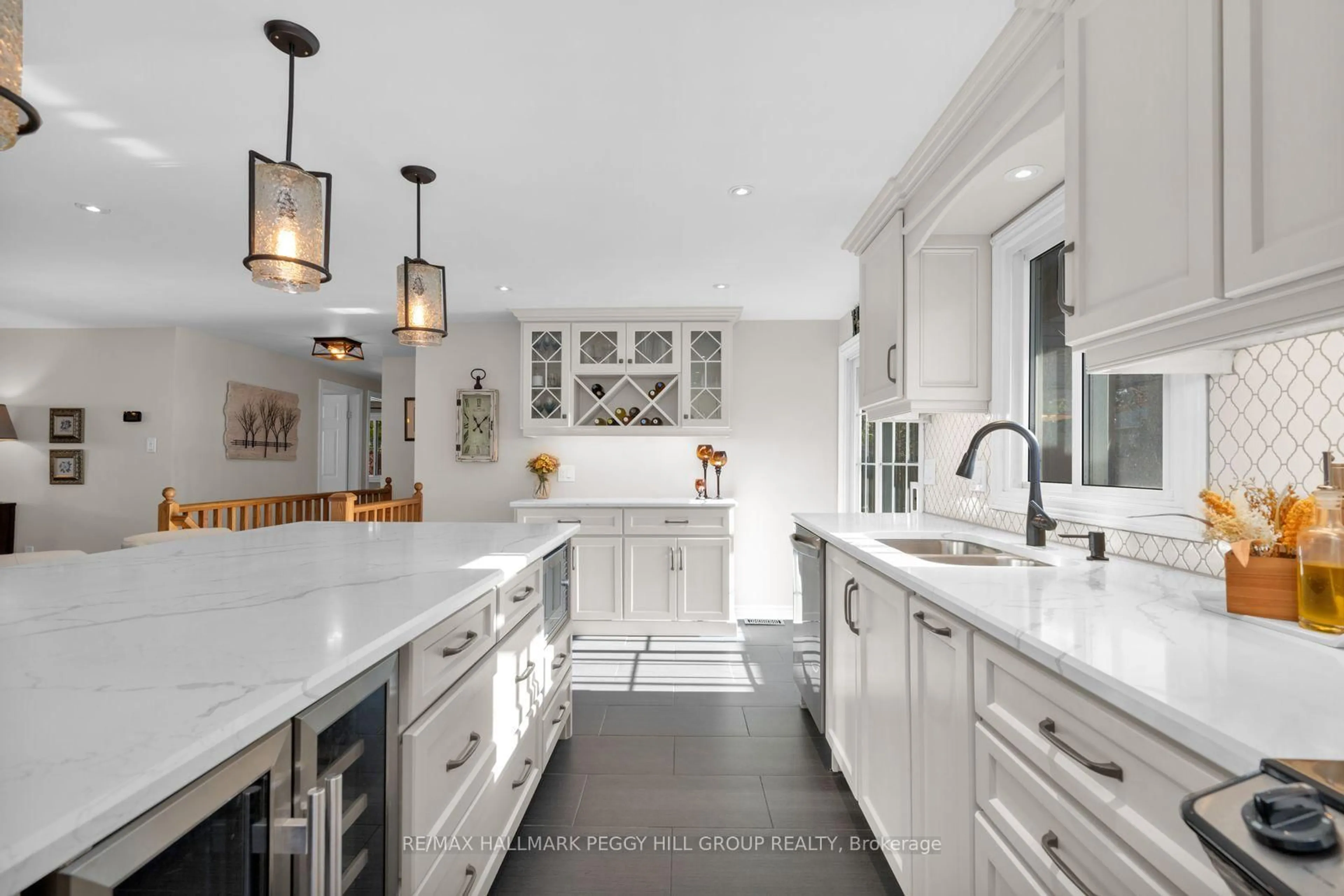 Contemporary kitchen, ceramic/tile floor for 13 Coles St, Barrie Ontario L4N 5W8