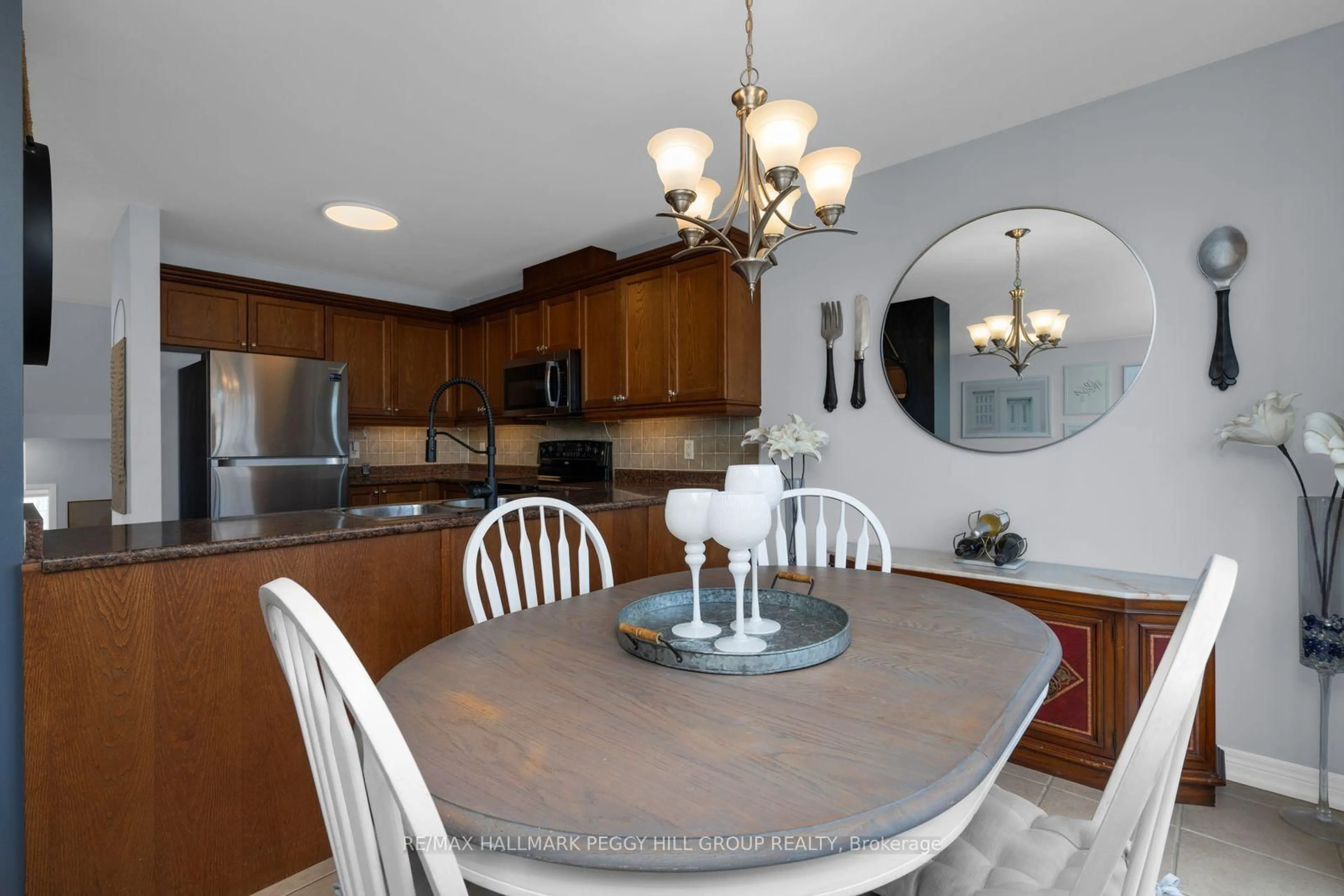 Open concept kitchen, ceramic/tile floor for 800 West Ridge Blvd #11, Orillia Ontario L3V 0A1