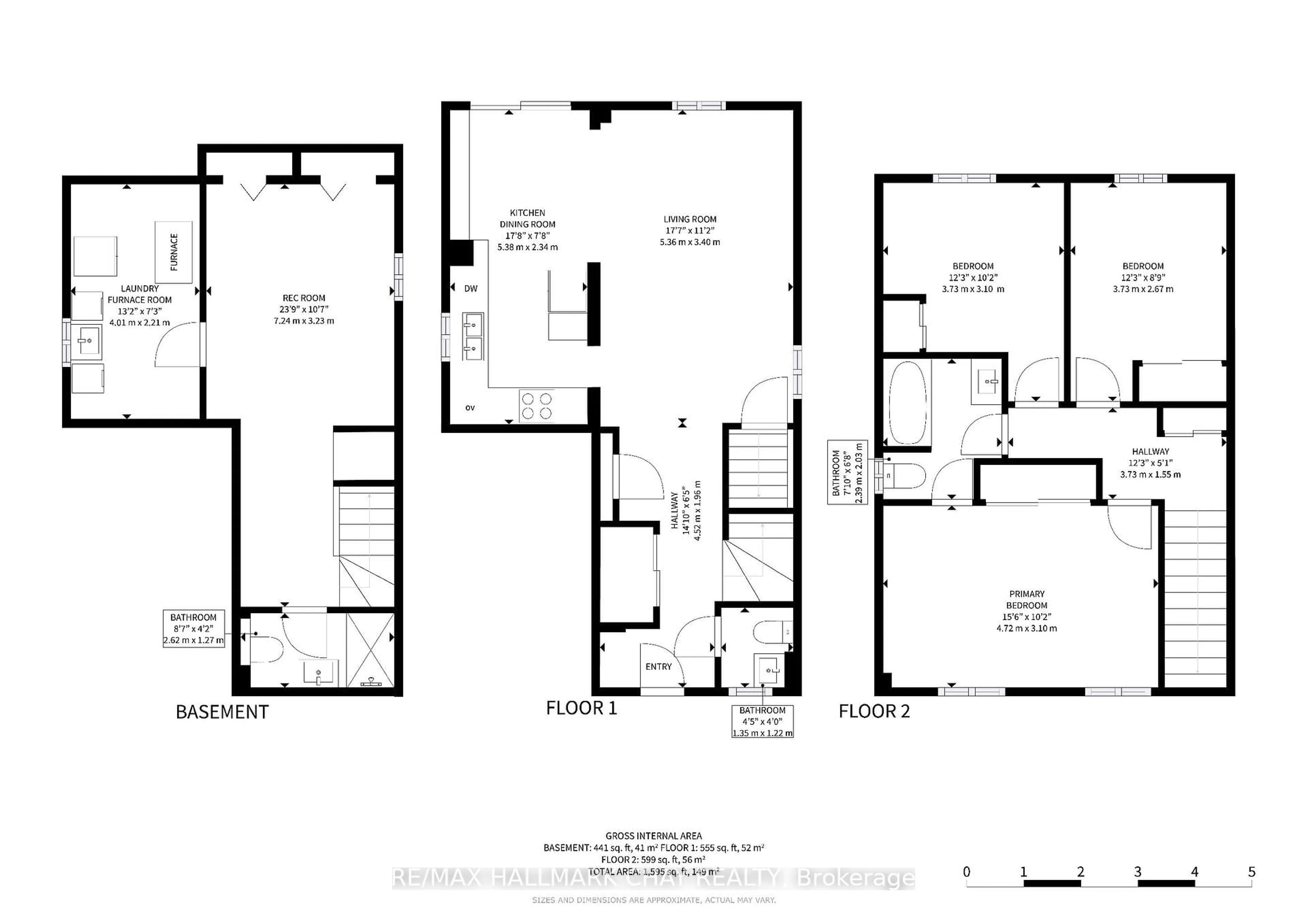 Floor plan for 87 Wessenger Dr, Barrie Ontario L4N 8P8