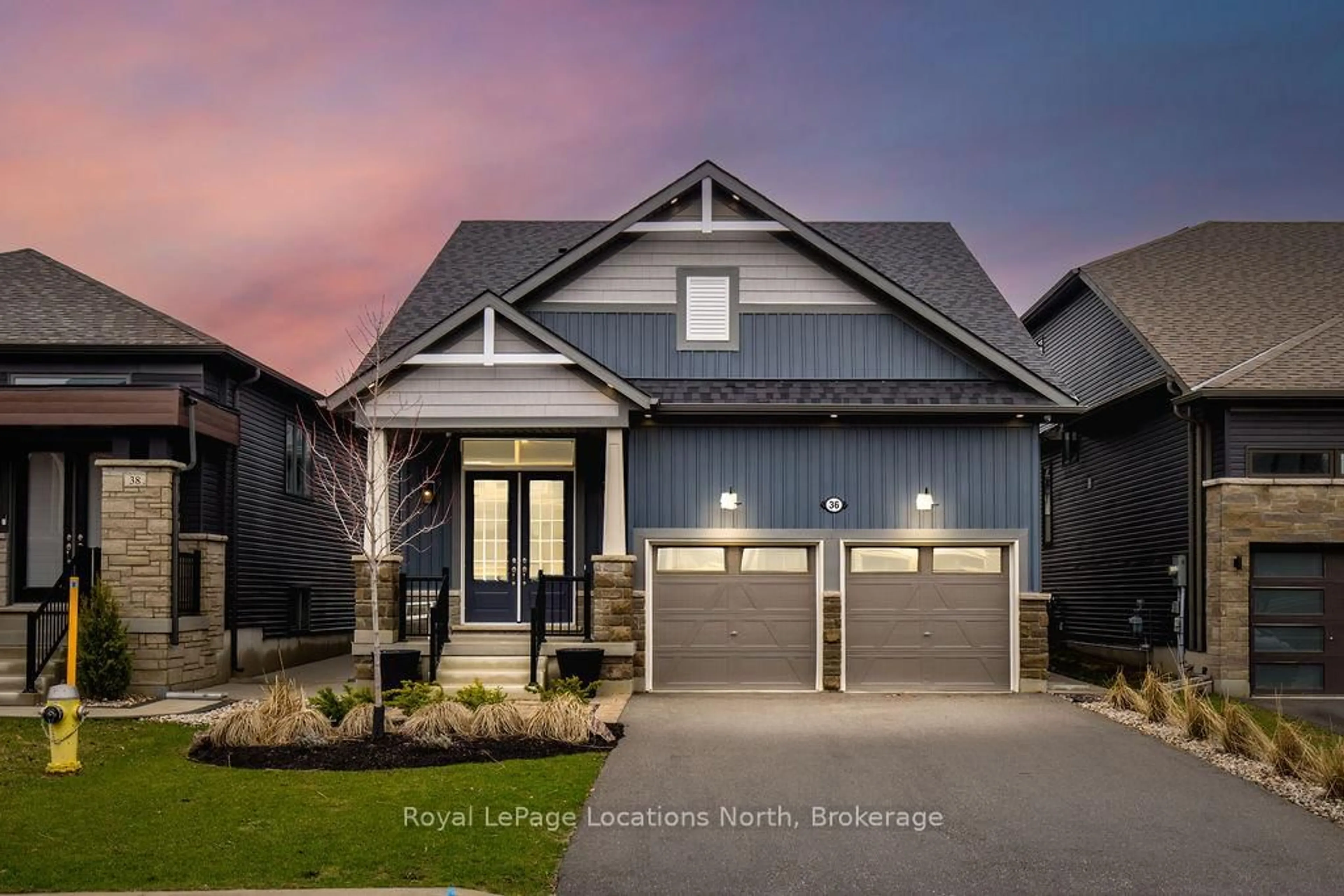 Home with brick exterior material, street for 36 Simona Ave, Wasaga Beach Ontario L9Z 0L3