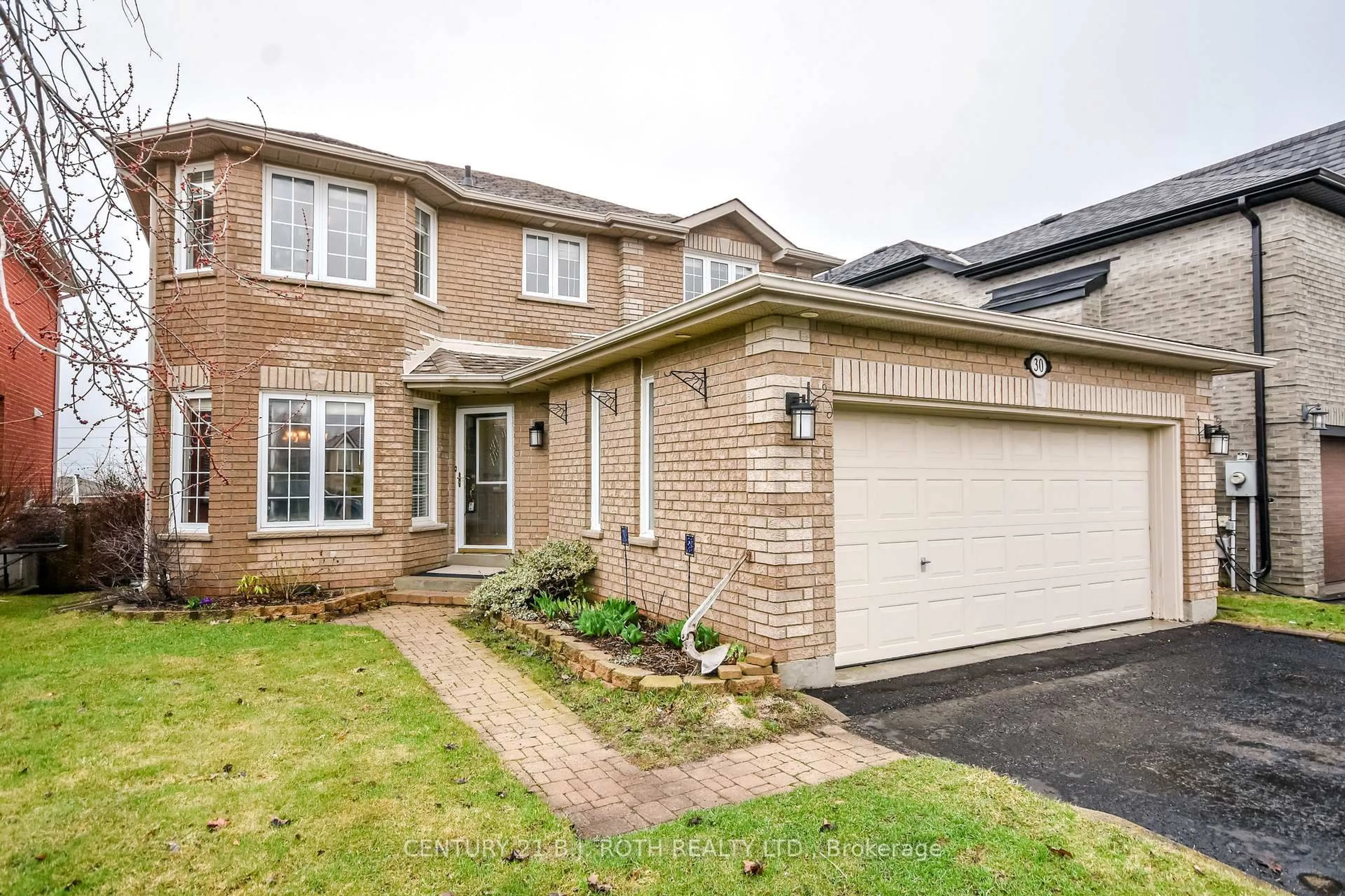 Home with brick exterior material, street for 30 Black Willow Dr, Barrie Ontario L4N 9M2