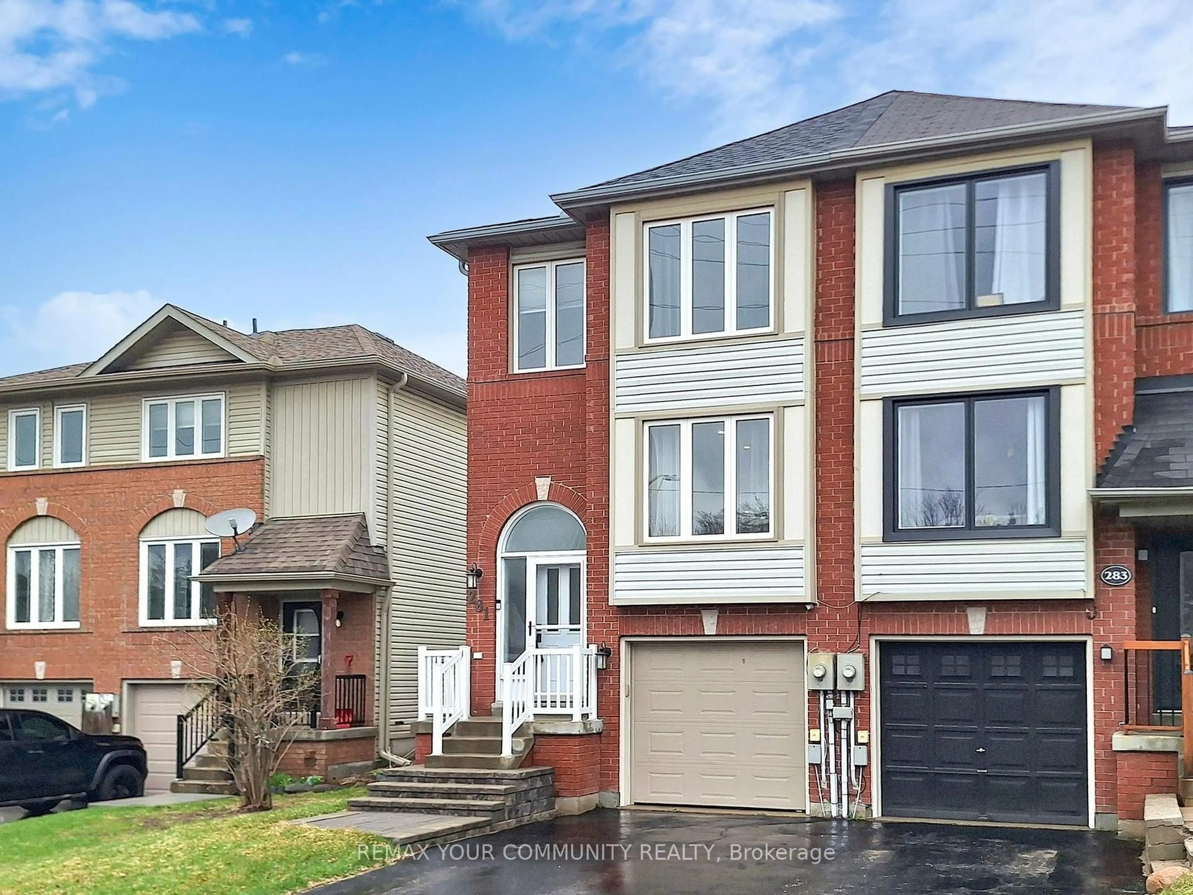 Home with brick exterior material, street for 281 Ferndale Dr, Barrie Ontario L4N 8K1