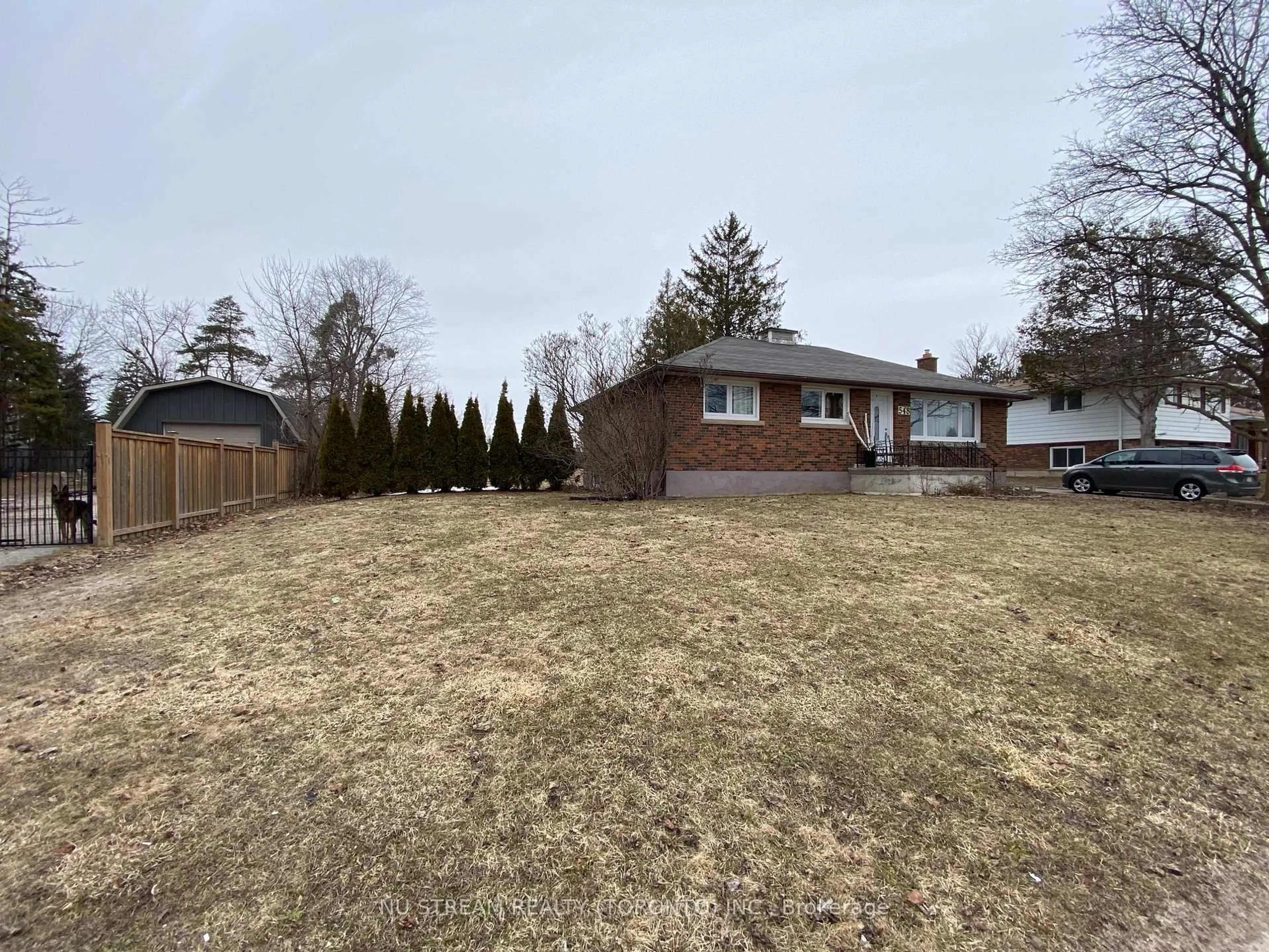 A pic from outside/outdoor area/front of a property/back of a property/a pic from drone, unknown for 548 Big Bay Point Rd, Barrie Ontario L4N 3Z5