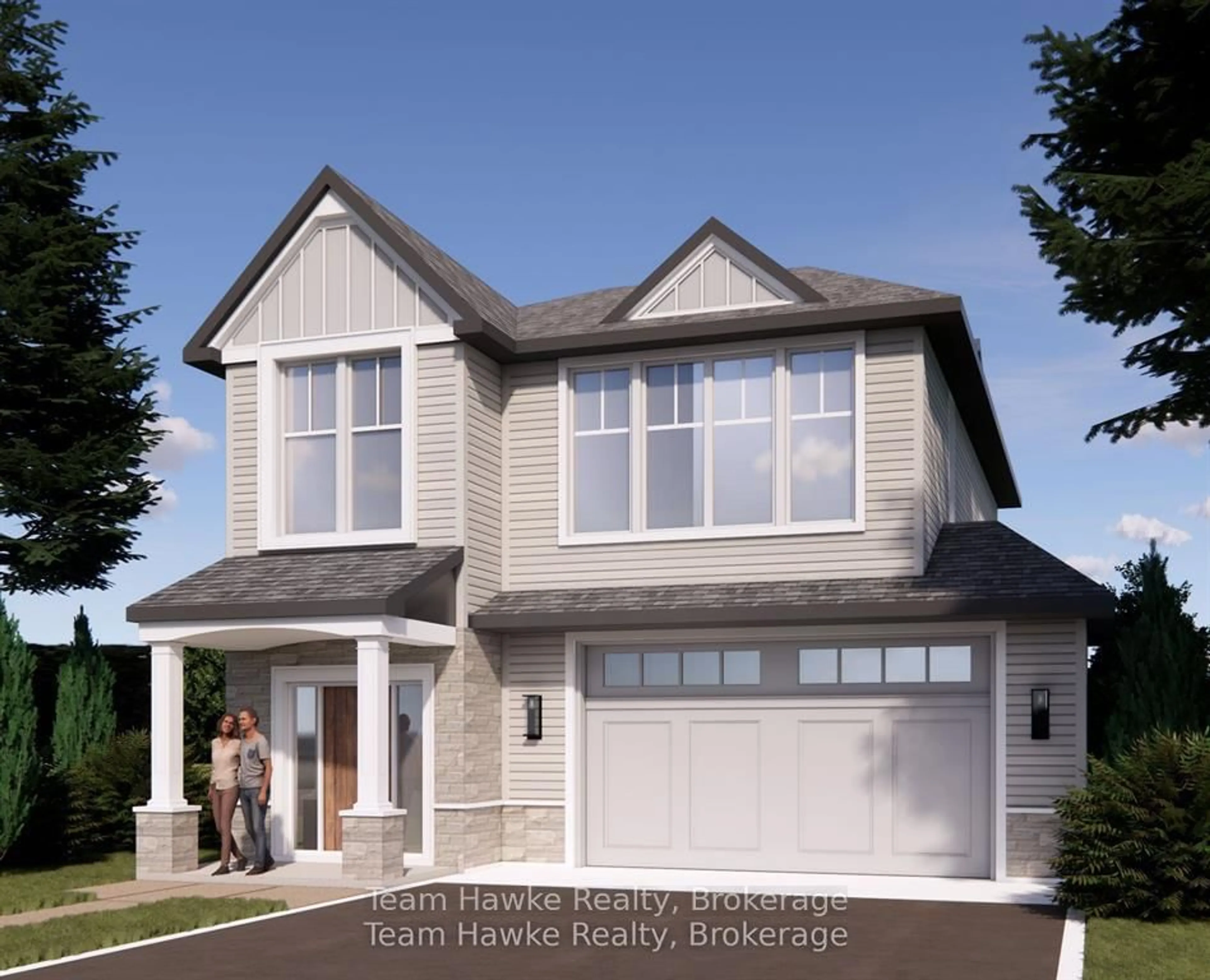 Home with brick exterior material, street for 319 Gervais St #Lot 3, Midland Ontario L4R 4C6