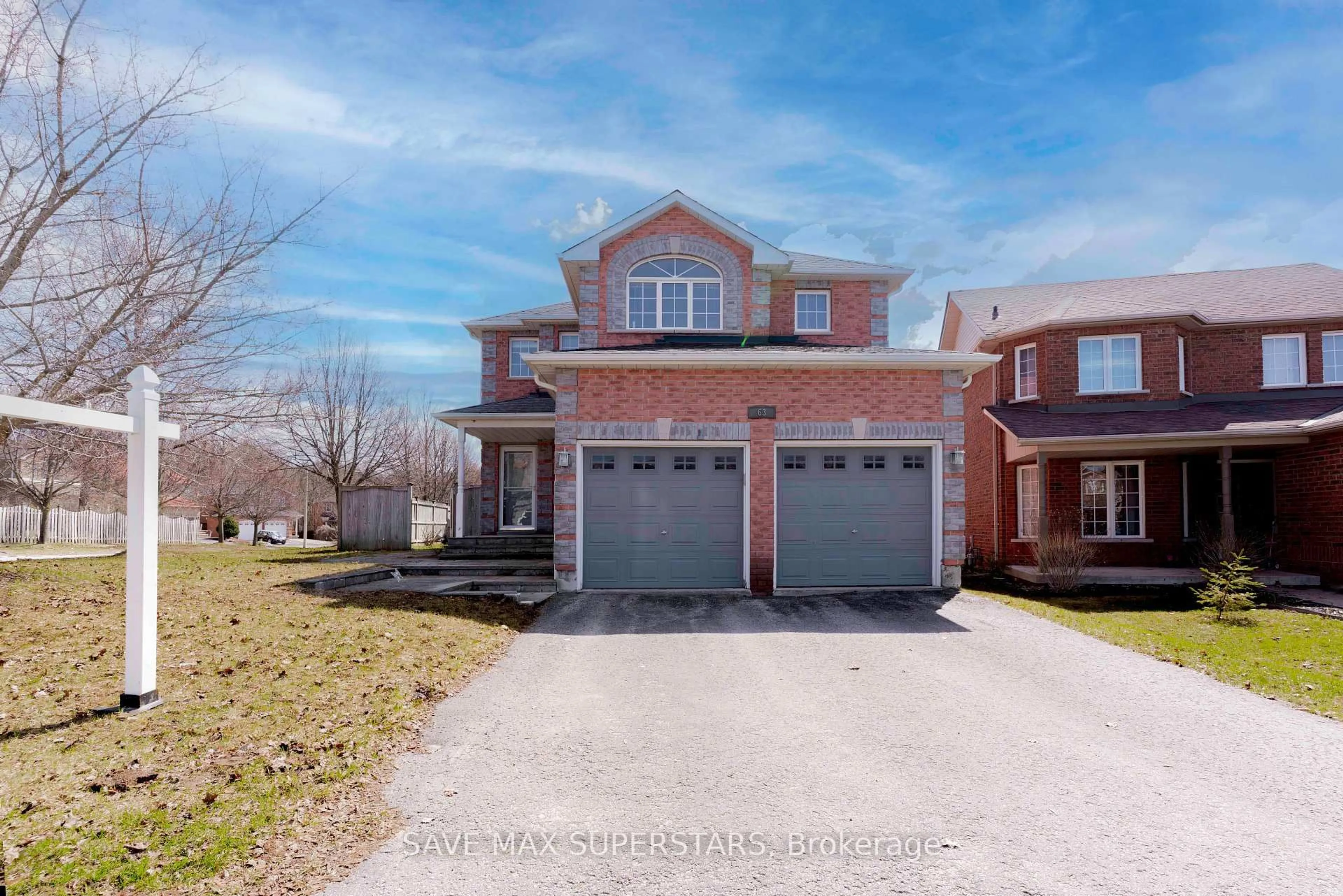Home with brick exterior material, street for 63 Gore Dr, Barrie Ontario L4N 5R5