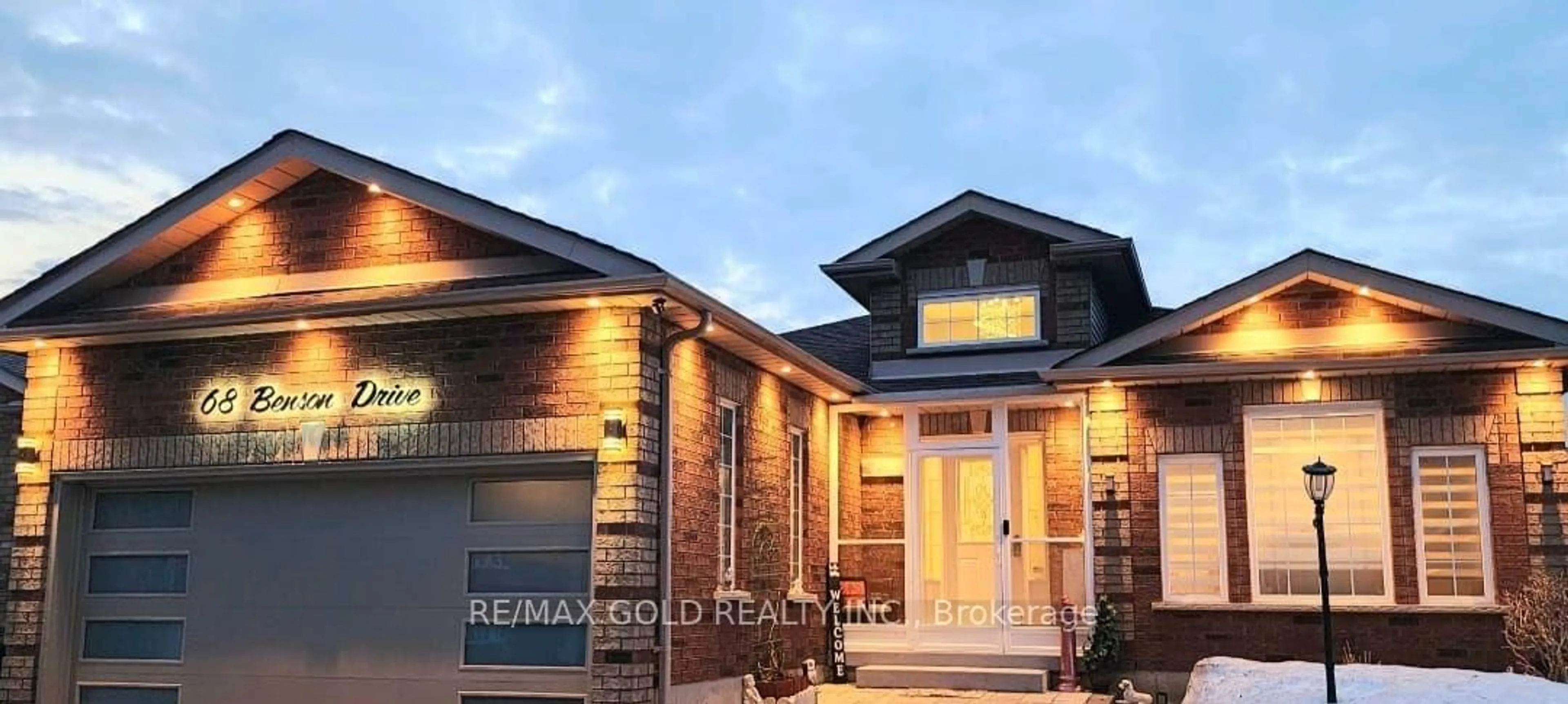 Home with brick exterior material, street for 68 Benson Dr, Barrie Ontario L4N 7Y2