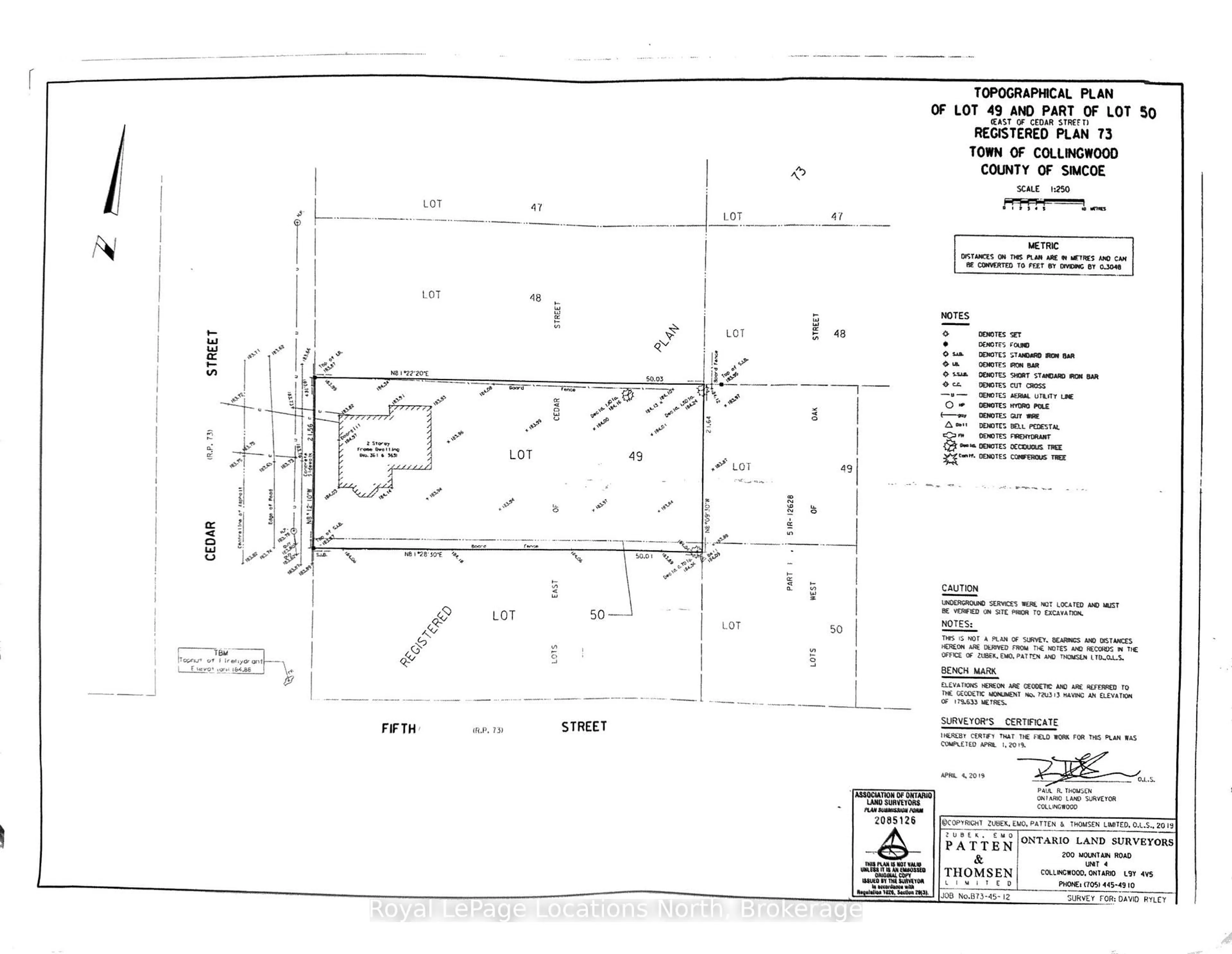Floor plan for 363-361 Cedar St, Collingwood Ontario L9Y 3B2