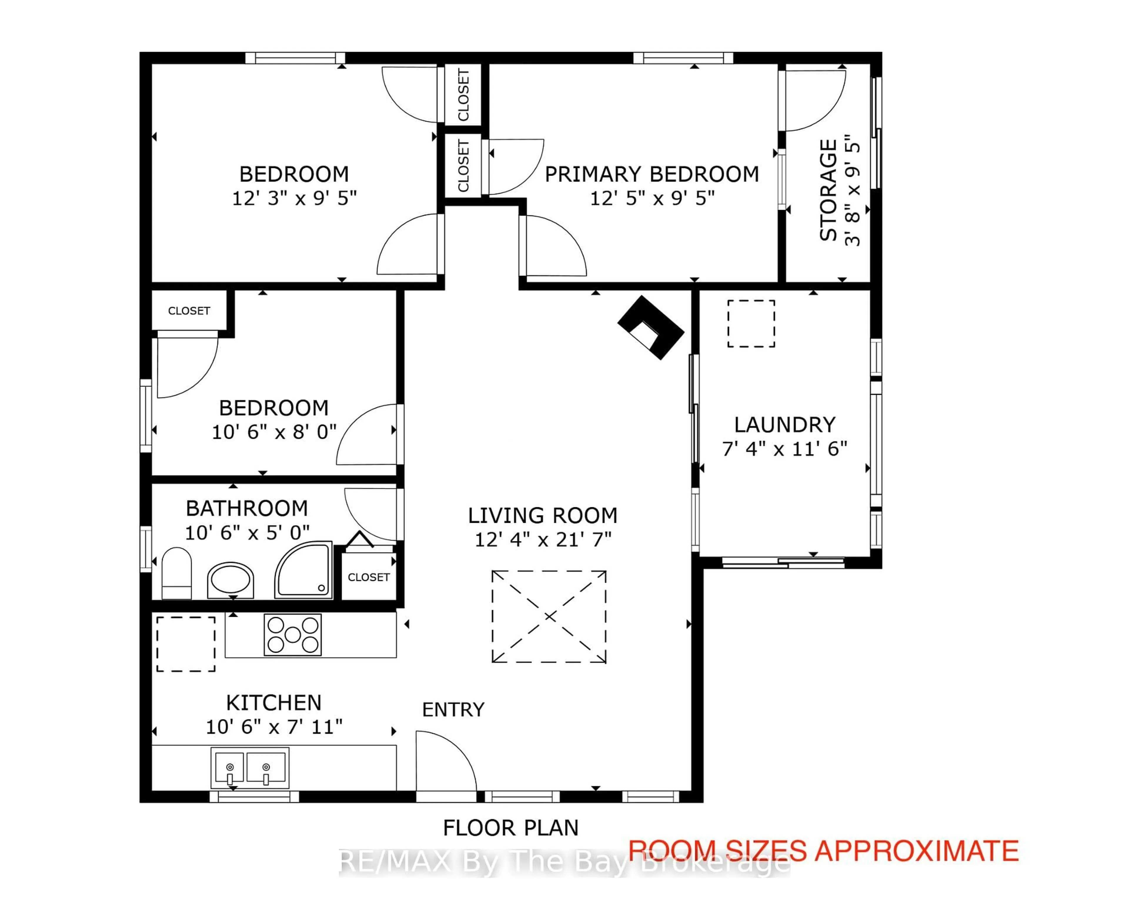 Floor plan for 54 Homewood Ave, Wasaga Beach Ontario L9Z 2M2